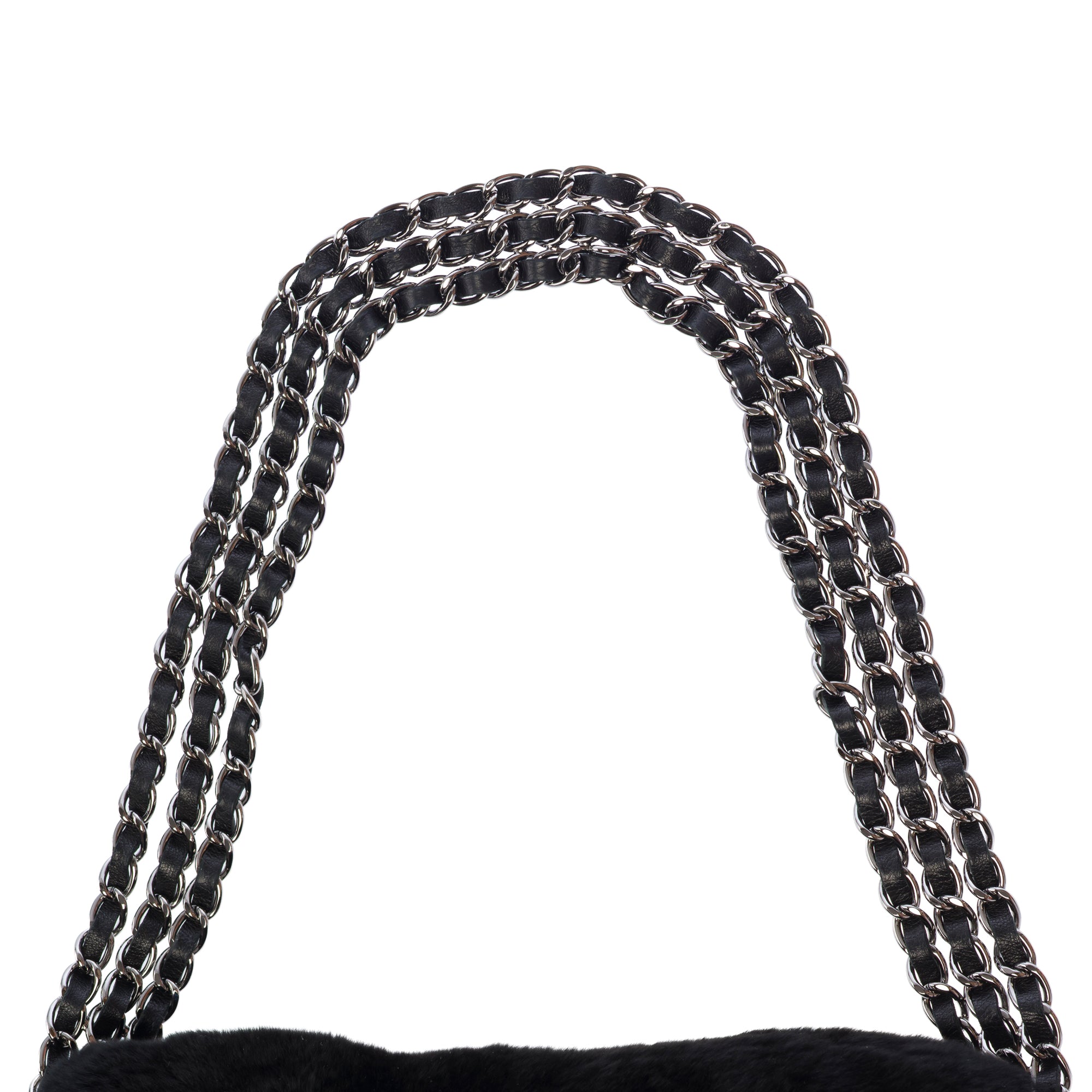 Sac CHANEL en Fourrure Noir - 103669
