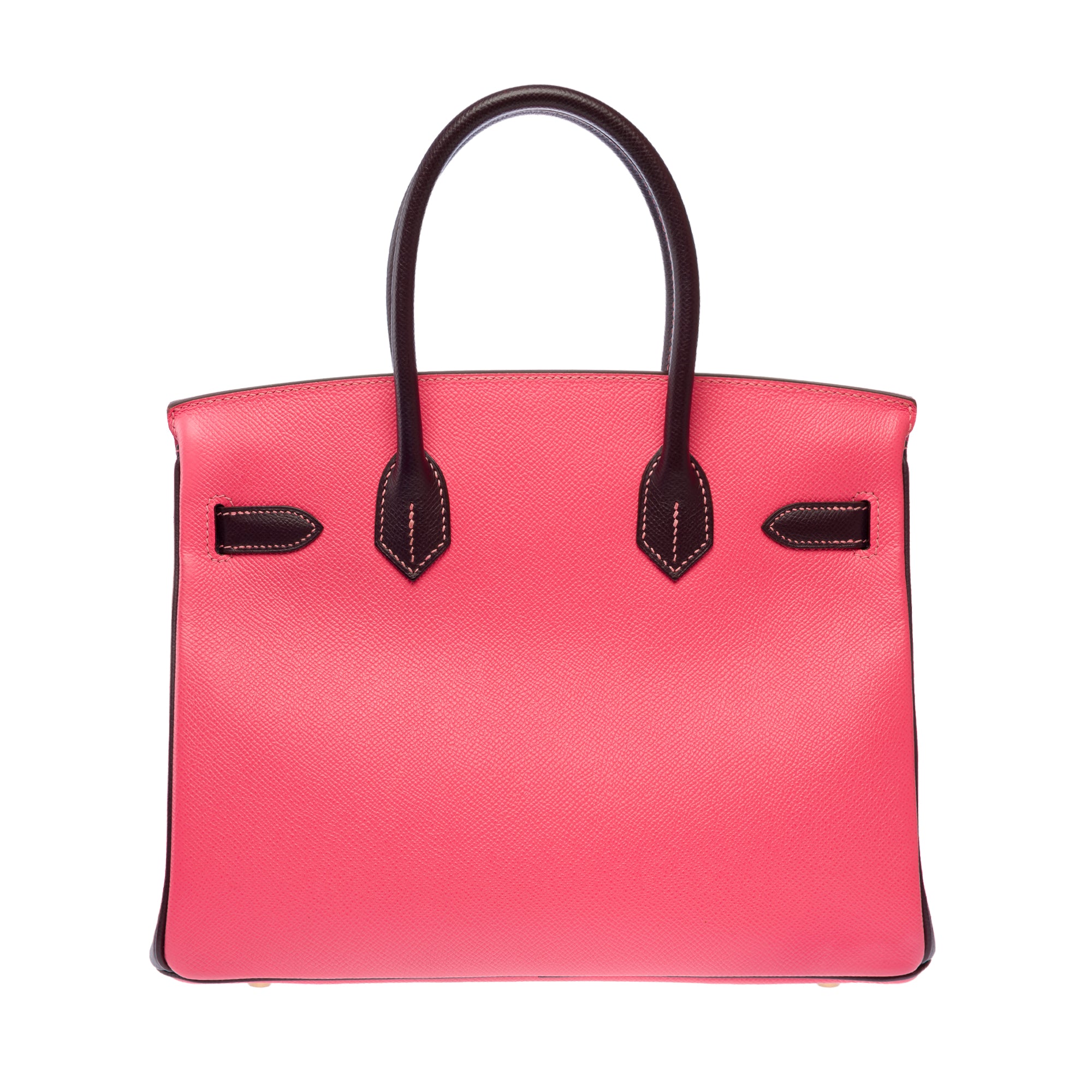 Sac HERMES Birkin 30 en Cuir Rose - 103678