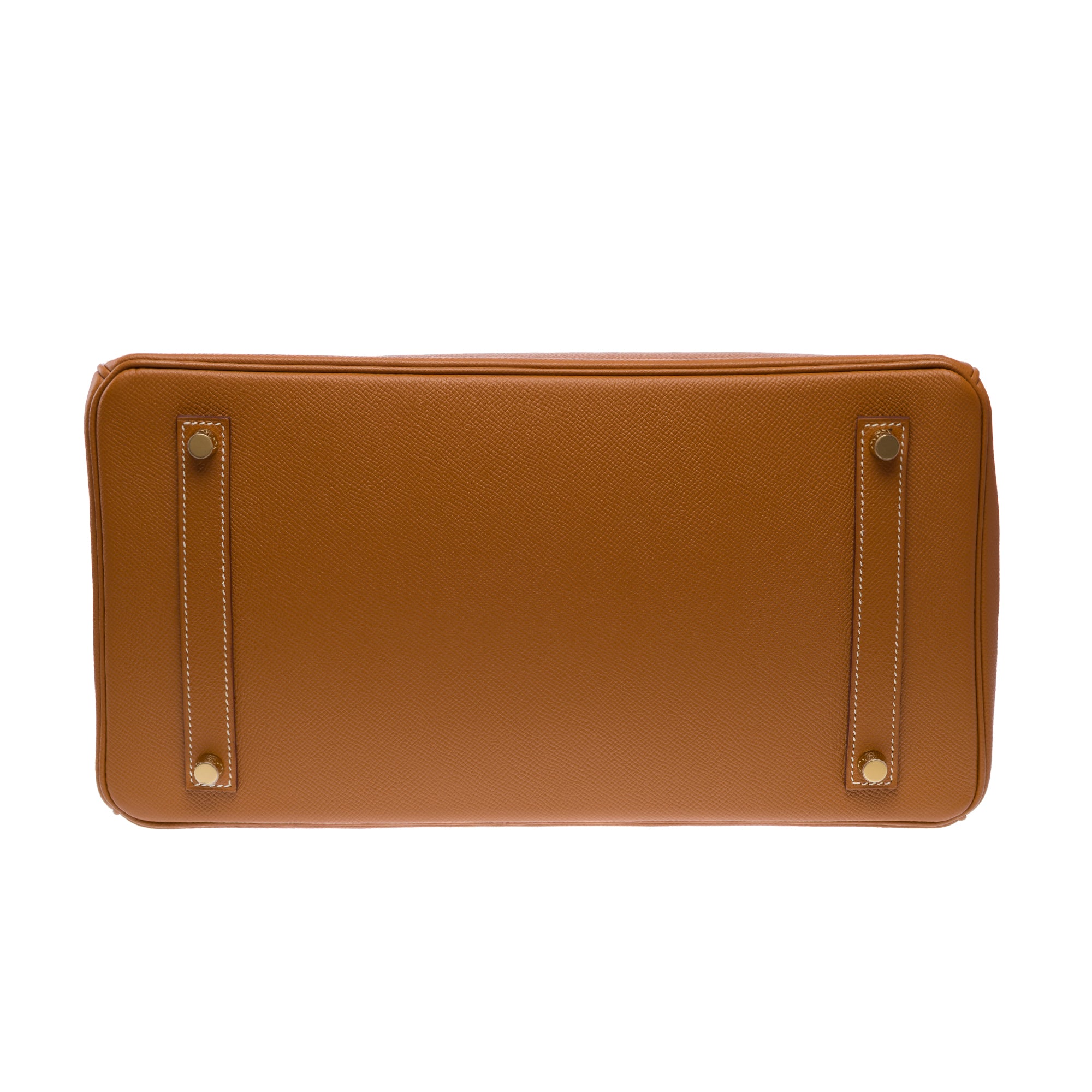 Sac HERMES Birkin 35 en Cuir Doré - 103677