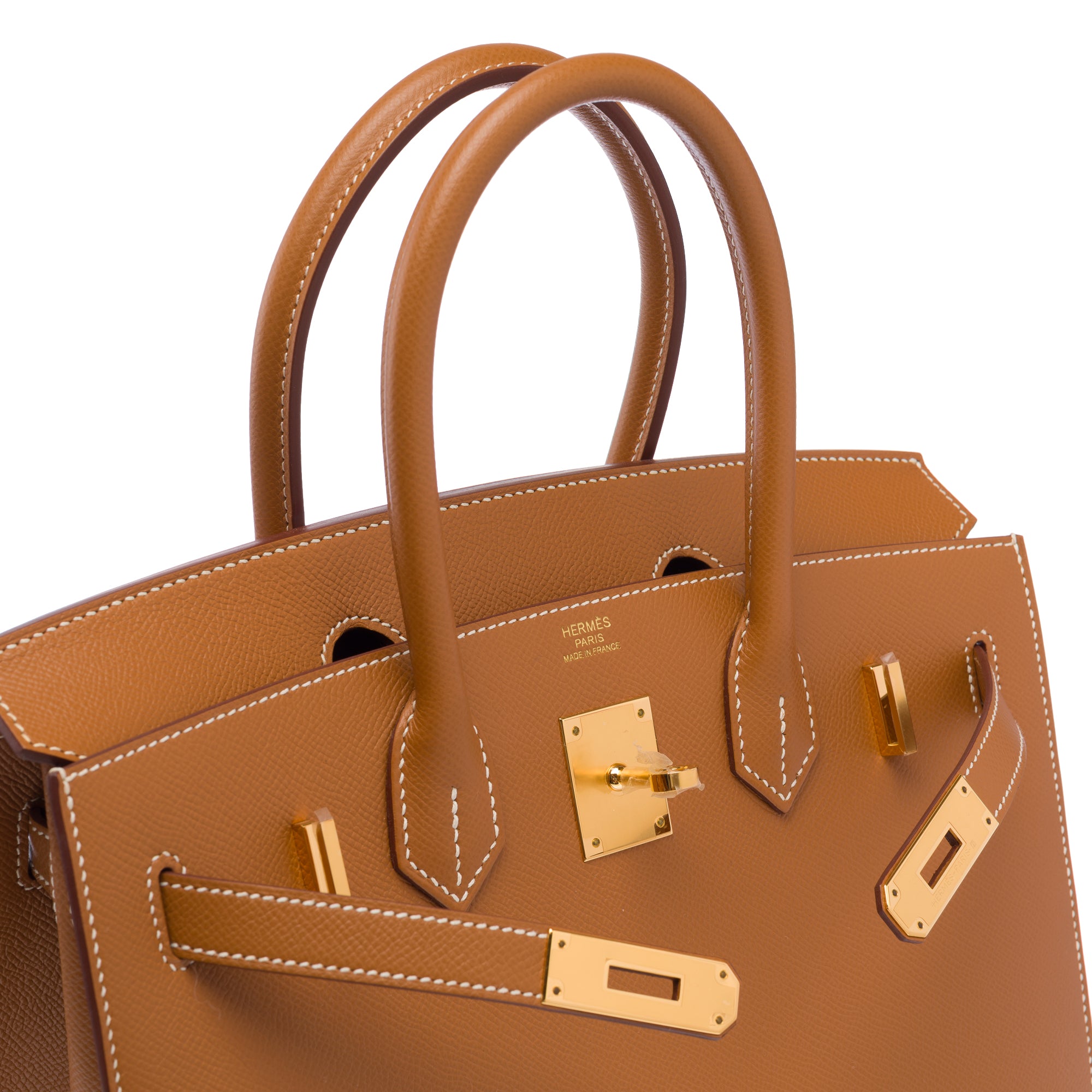 Sac HERMES Birkin 30 en Cuir Doré - 103685