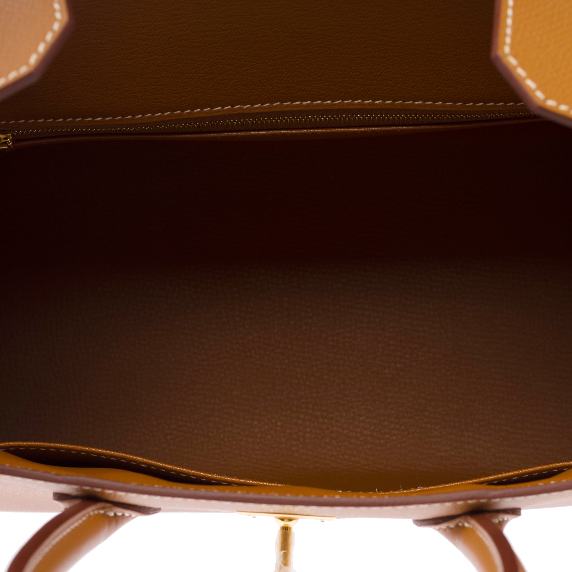 Sac HERMES Birkin 30 en Cuir Doré - 103685