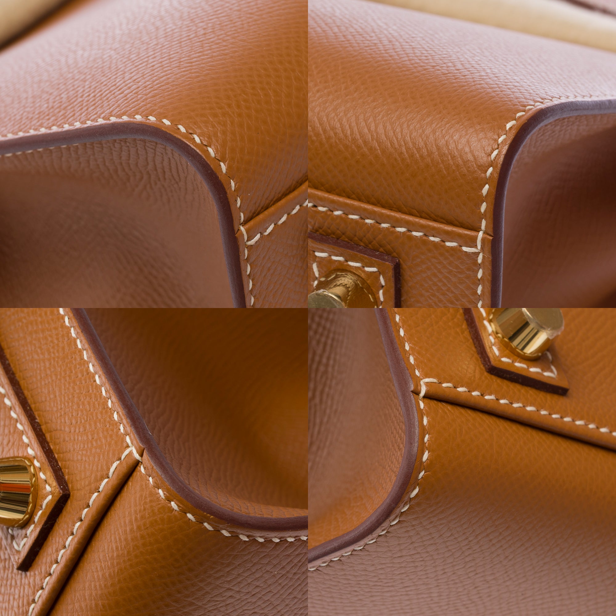 Sac HERMES Birkin 30 en Cuir Doré - 103685