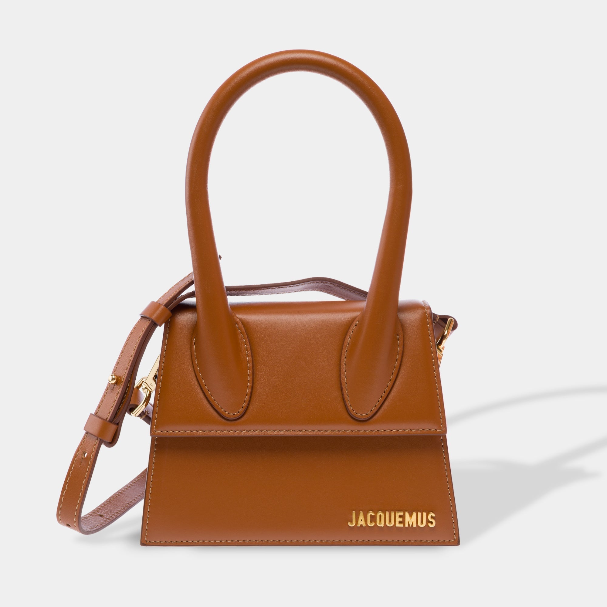 Sac JACQUEMUS Chiquito en Cuir Doré - 103663