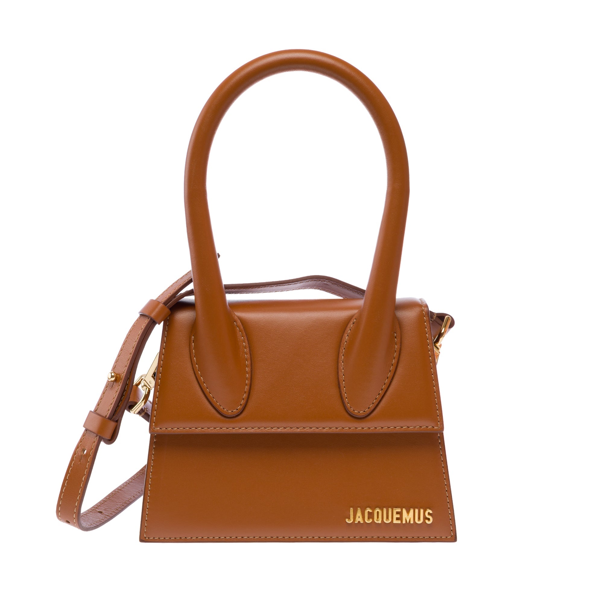 Sac JACQUEMUS Chiquito en Cuir Doré - 103663