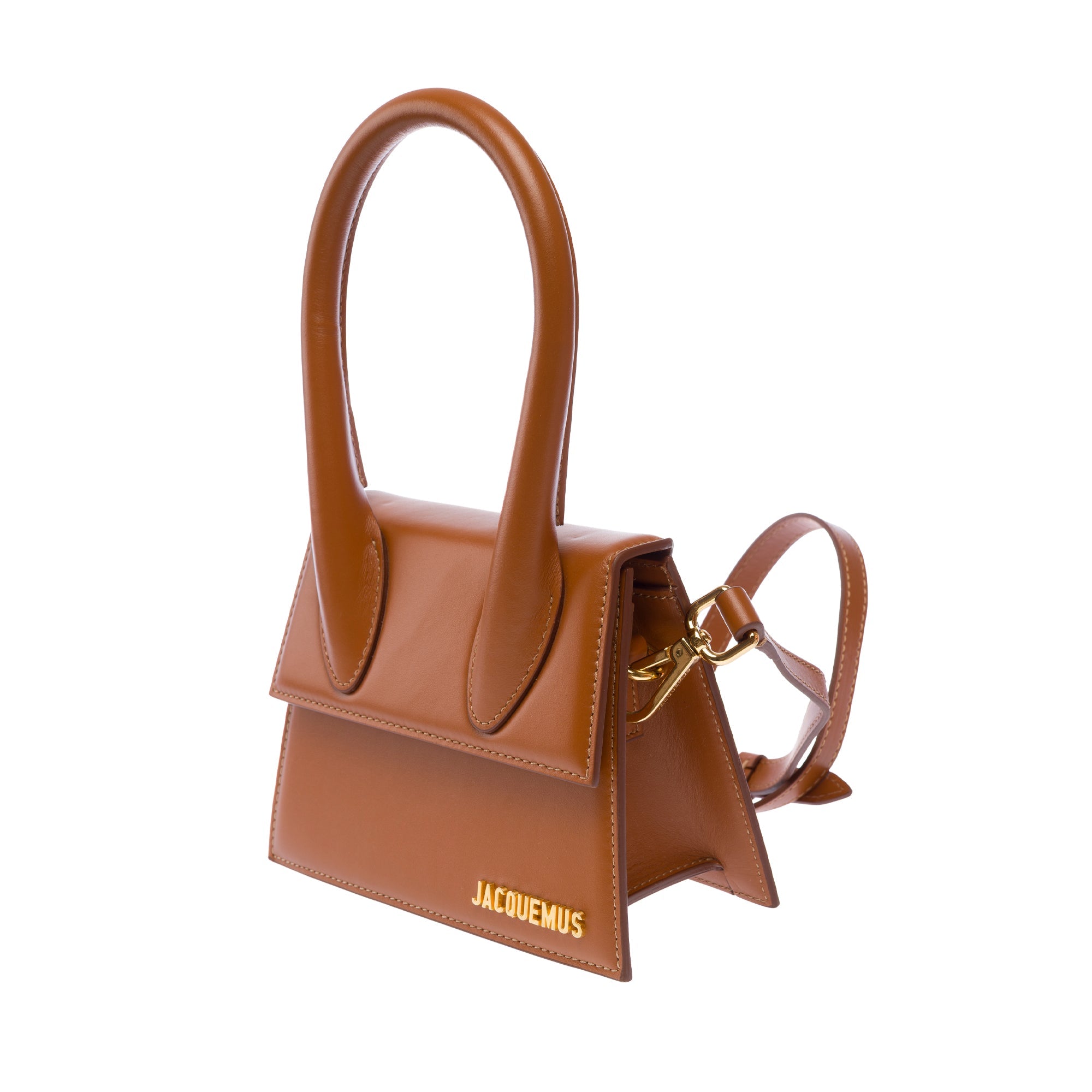 Sac JACQUEMUS Chiquito en Cuir Doré - 103663