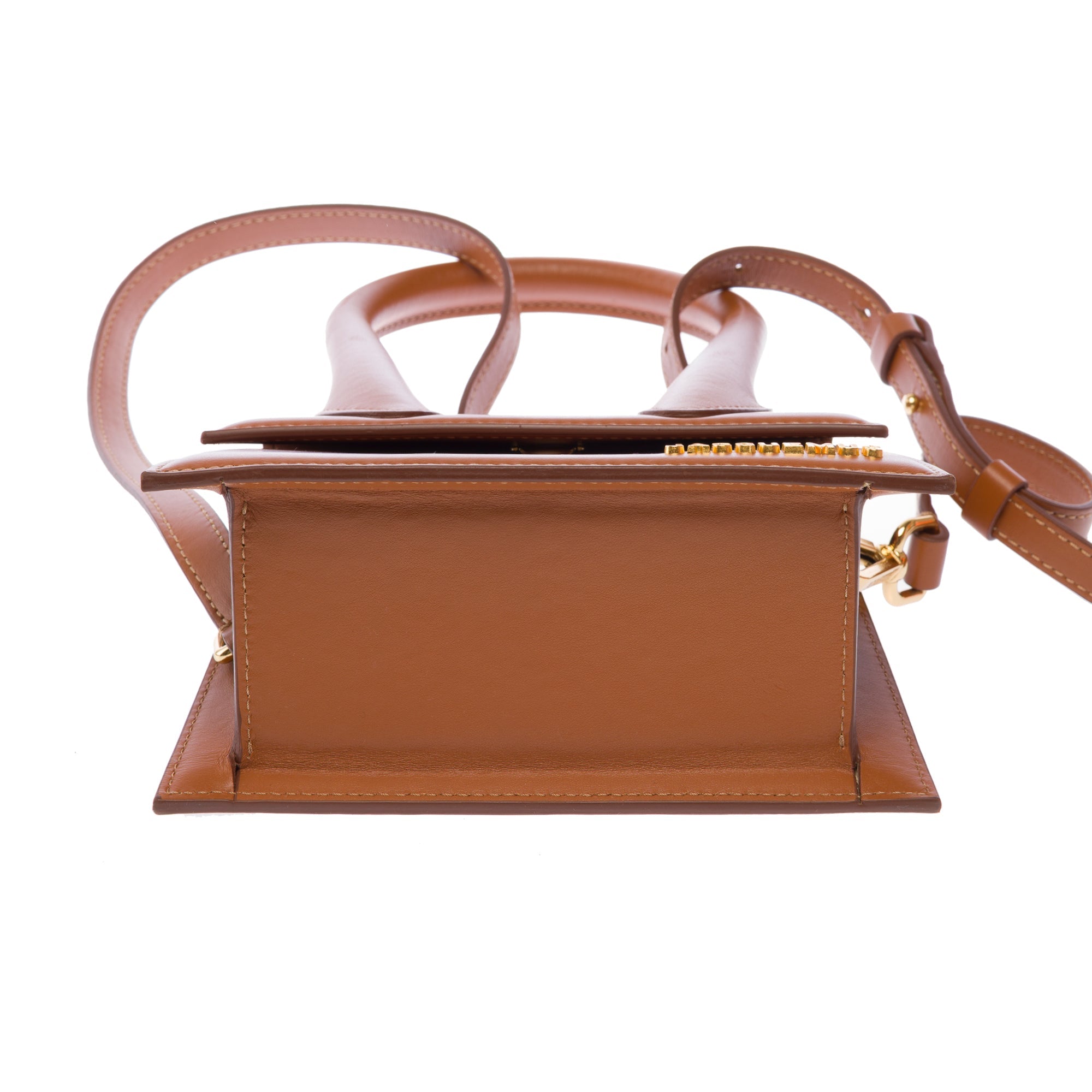 Sac JACQUEMUS Chiquito en Cuir Doré - 103663