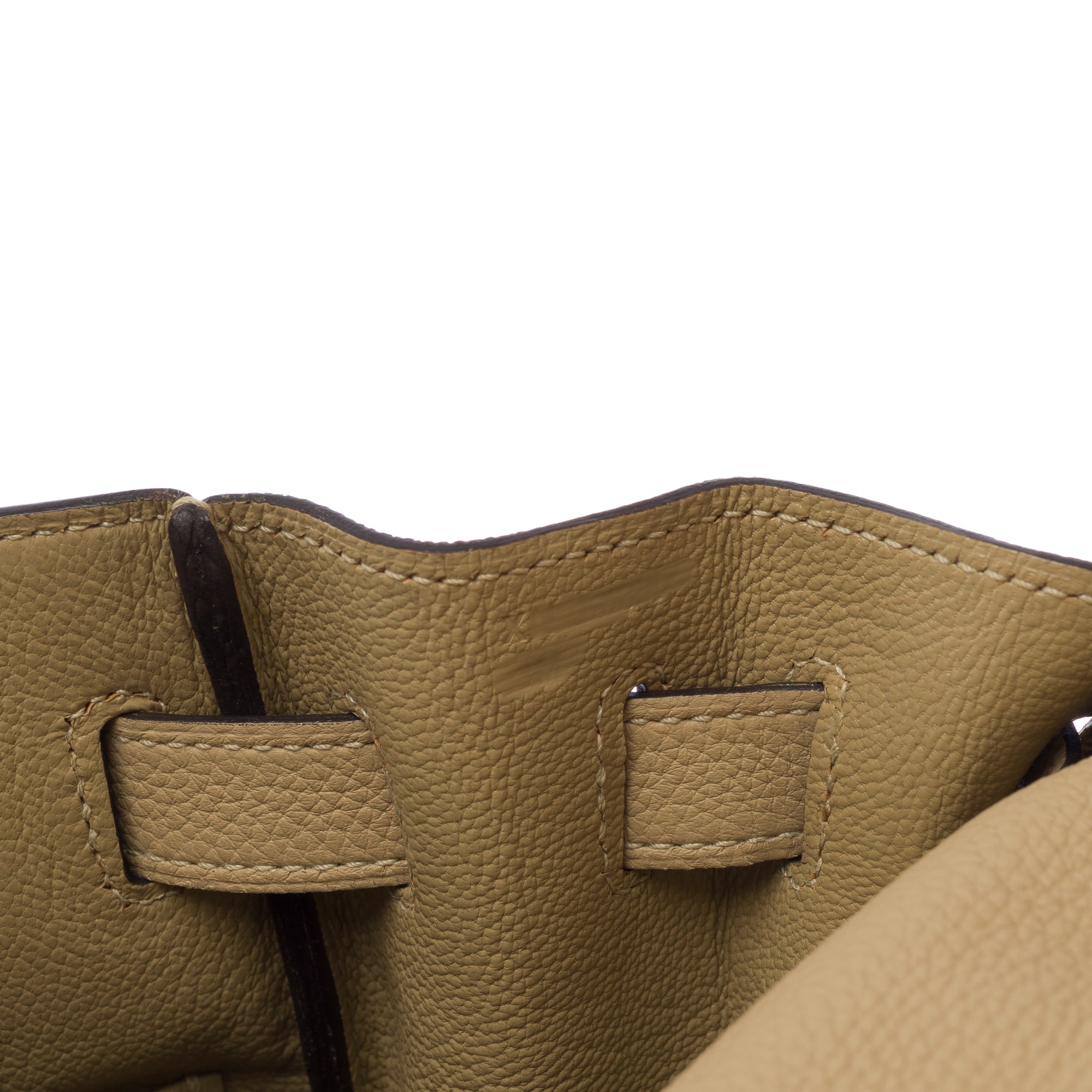 Sac HERMES Kelly 32 en Cuir Beige - 103662