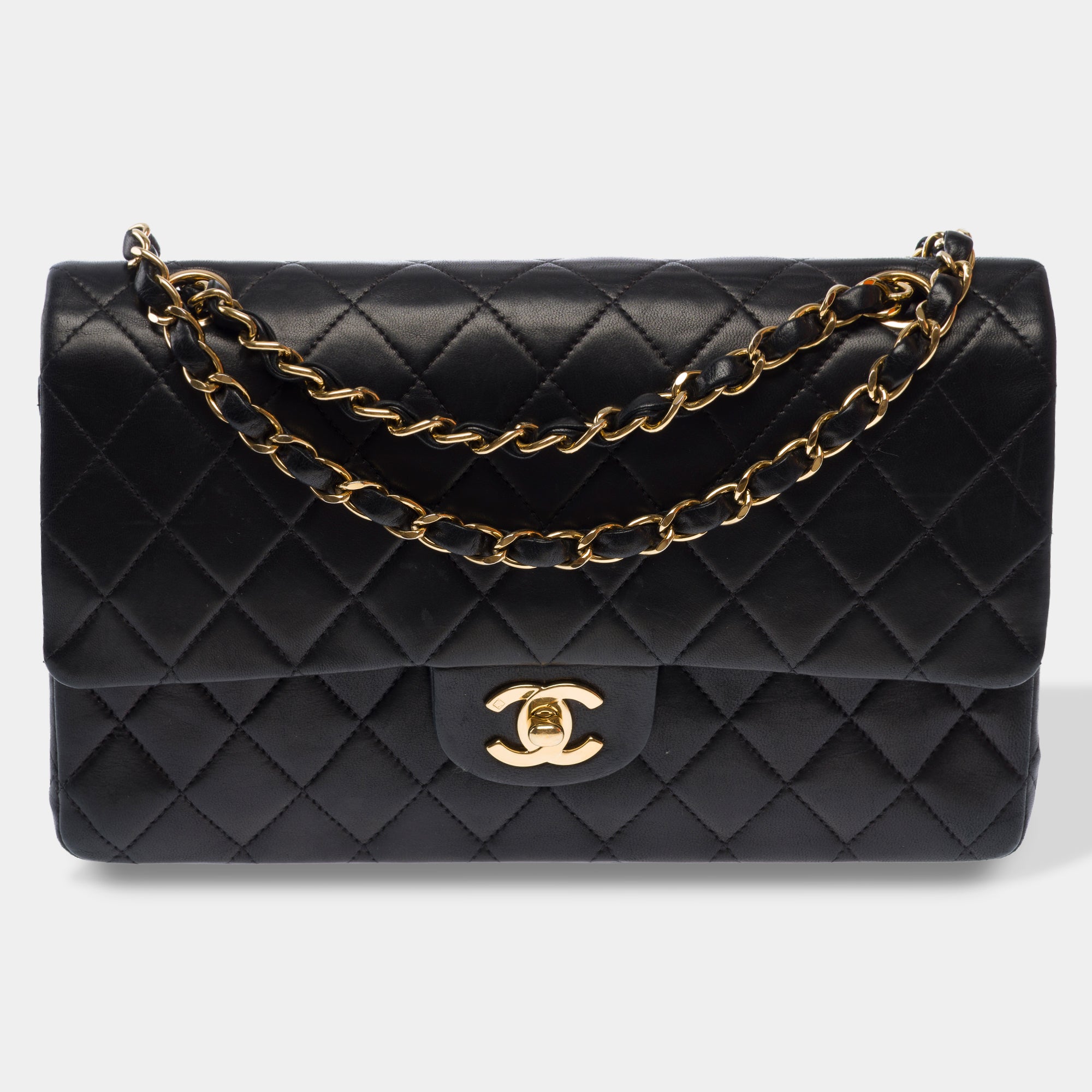 Sac CHANEL Timeless/Classique en Cuir Noir - 103680