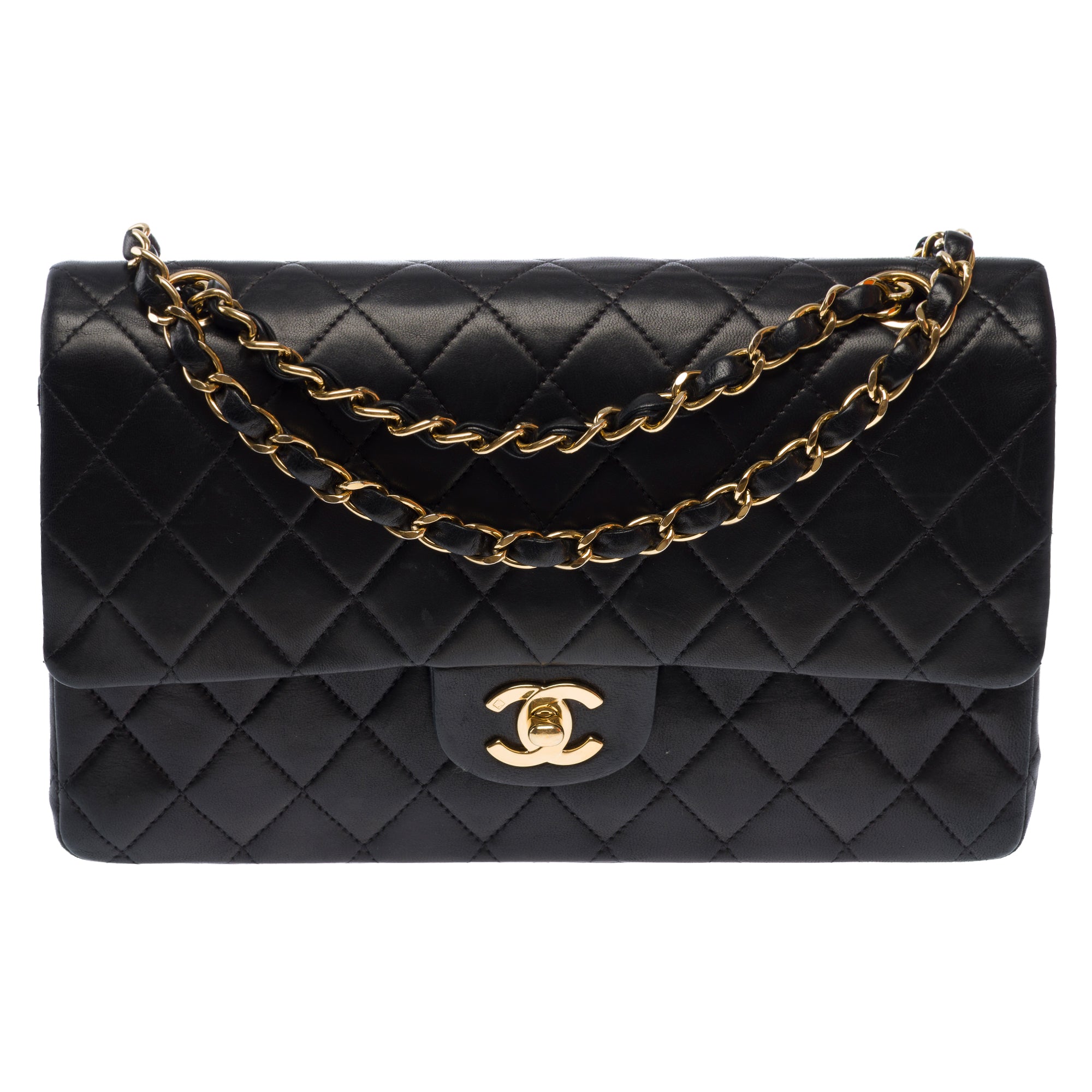 Sac CHANEL Timeless/Classique en Cuir Noir - 103680