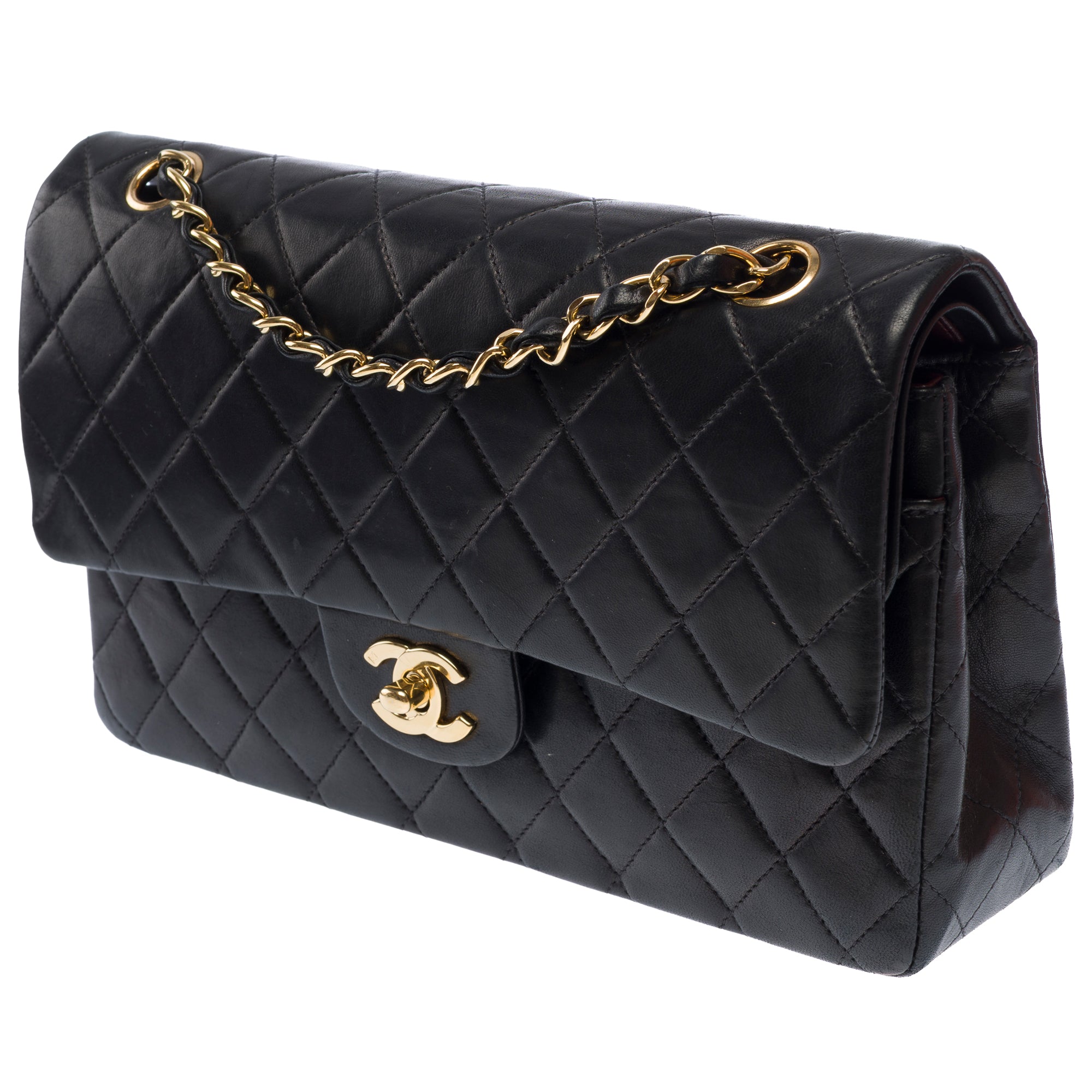 Sac CHANEL Timeless/Classique en Cuir Noir - 103680