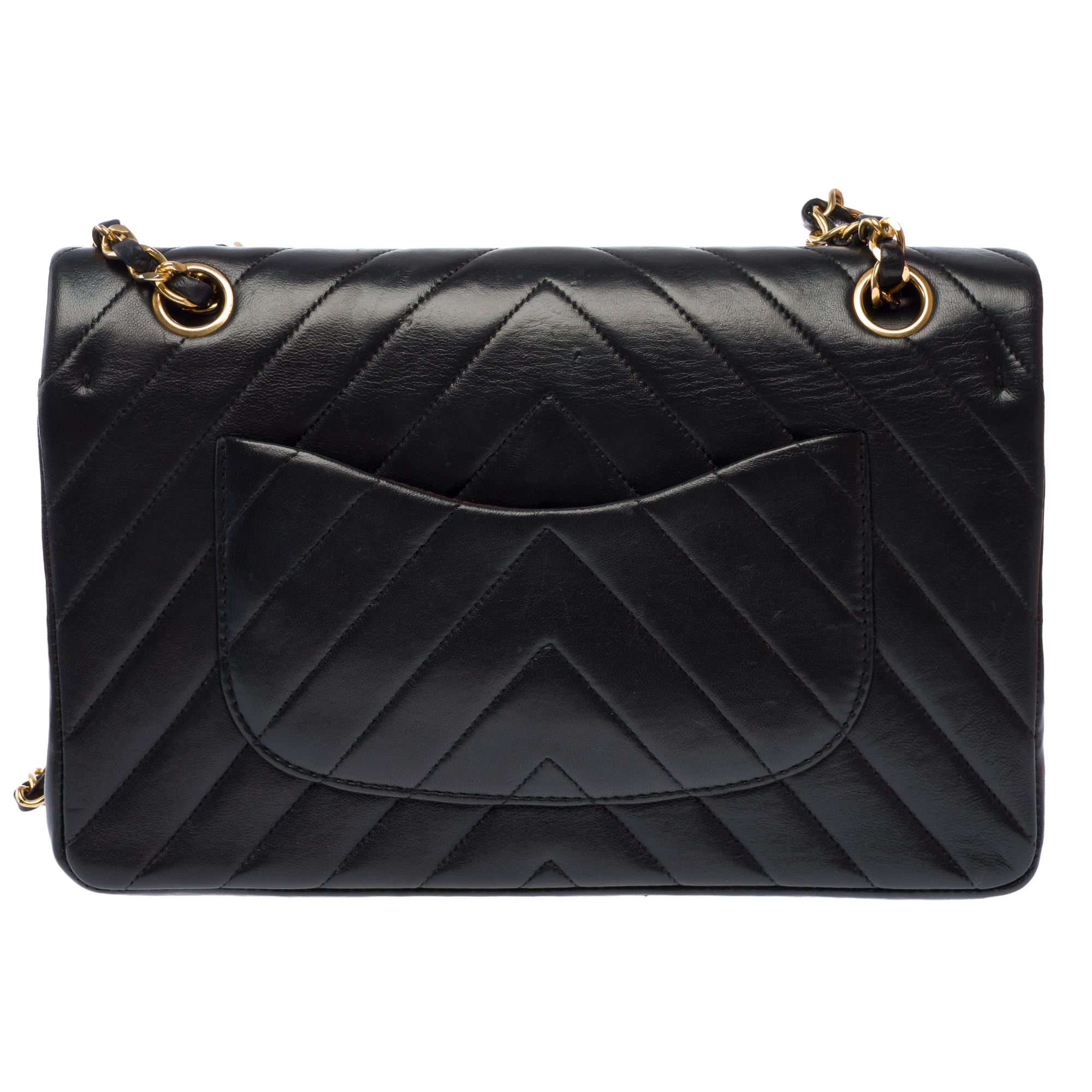 Sac CHANEL Timeless/Classique en Cuir Noir - 103687