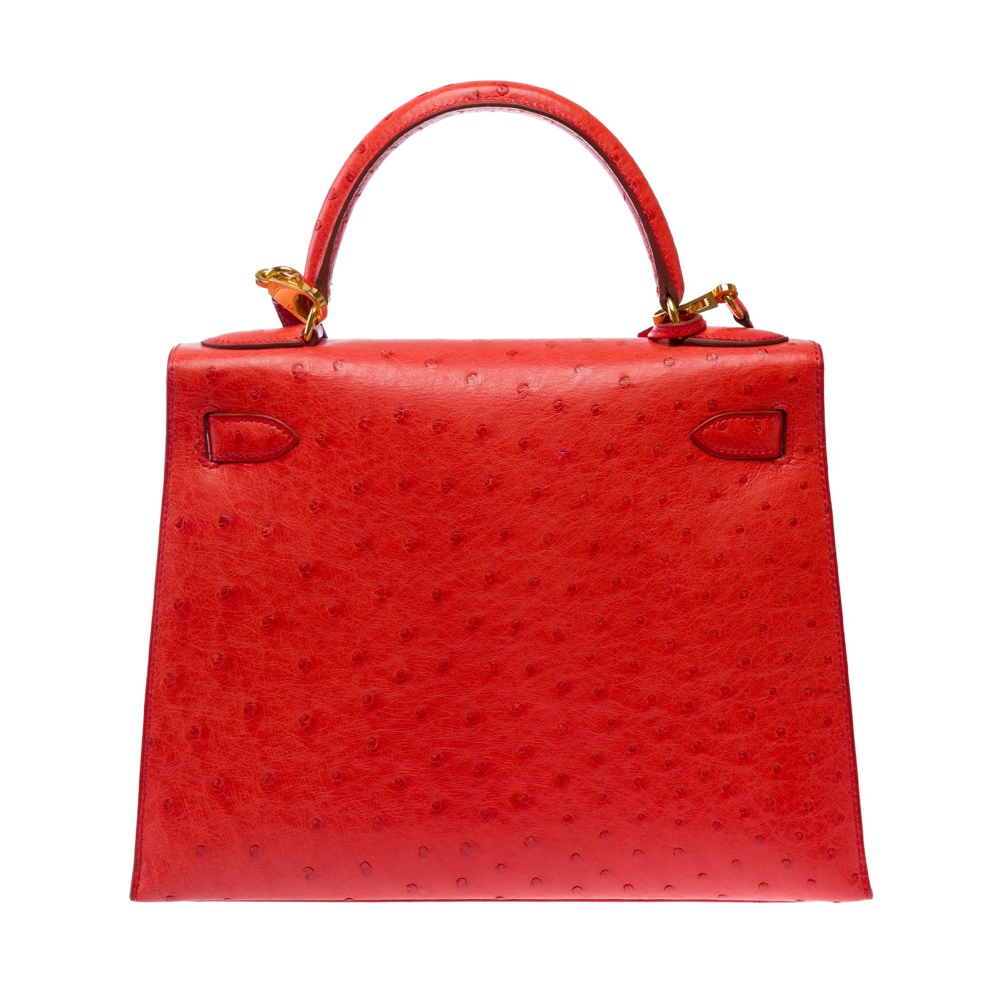 Sac HERMES Kelly 28 en Cuirs exotiques Rouge - 103691