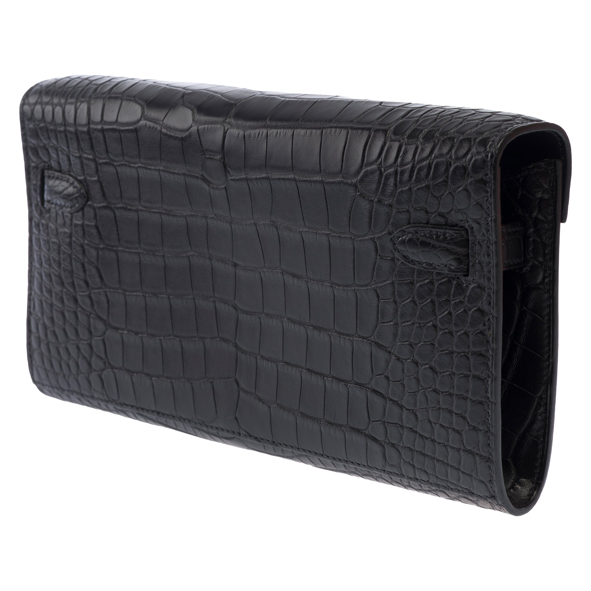 Sac HERMES Kelly to go en Cuirs exotiques Noir - 103689