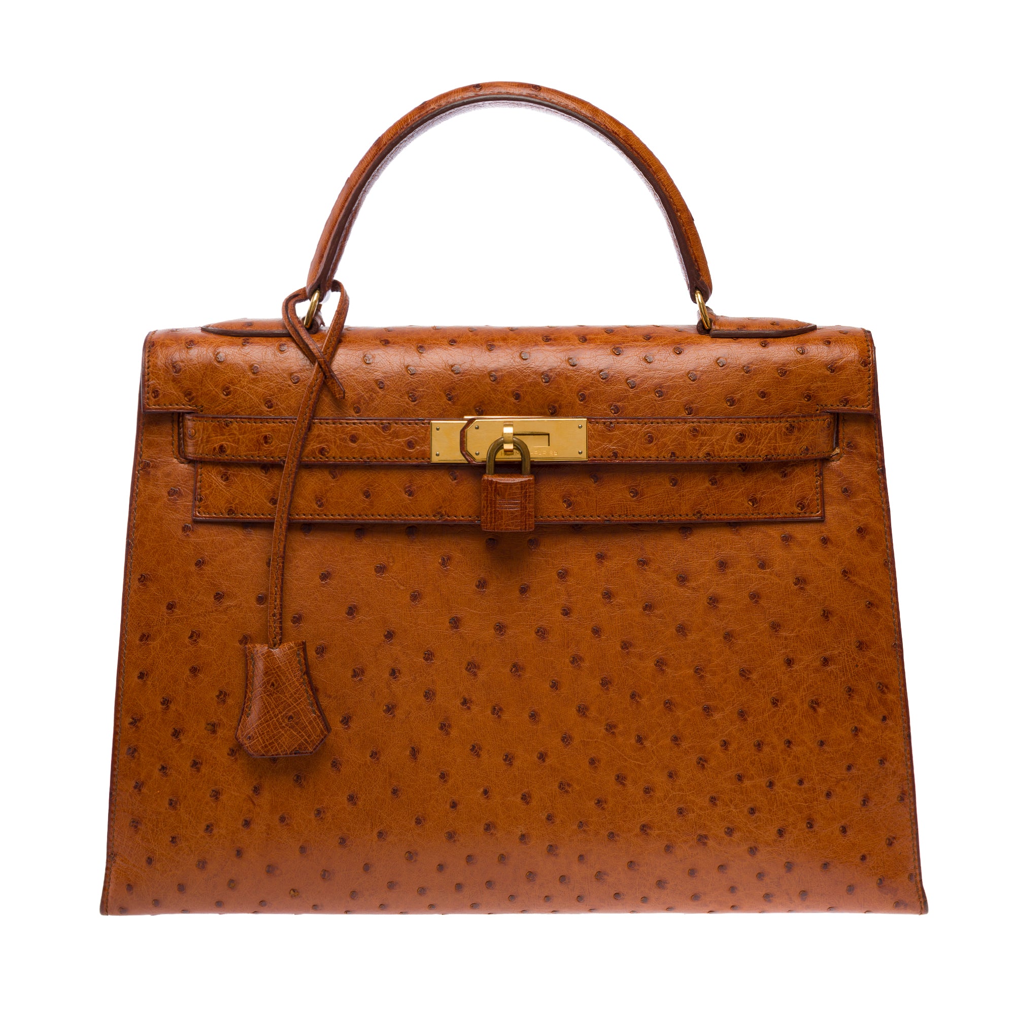 Sac HERMES Kelly 32 en Cuirs exotiques Marron - 103697