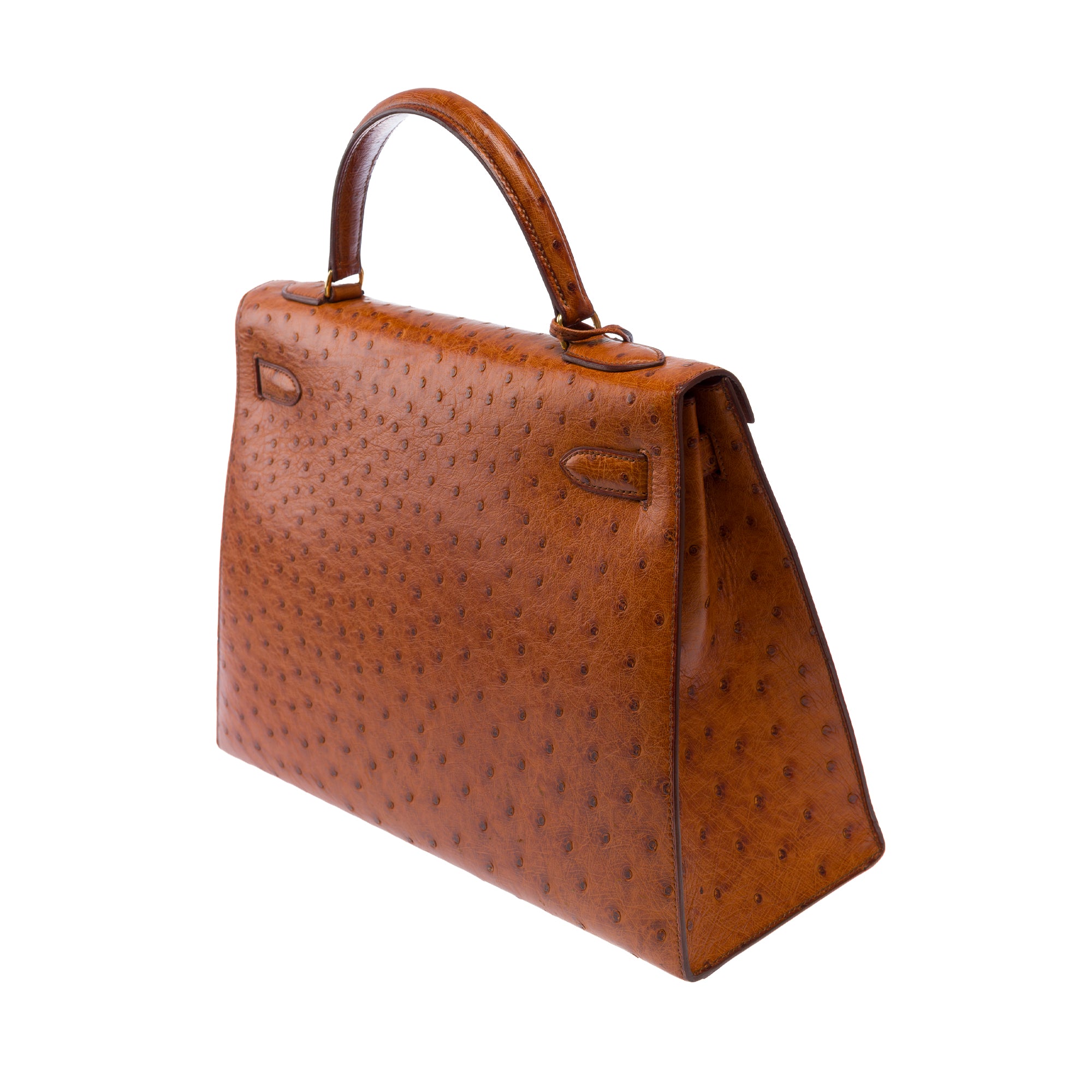 Sac HERMES Kelly 32 en Cuirs exotiques Marron - 103697