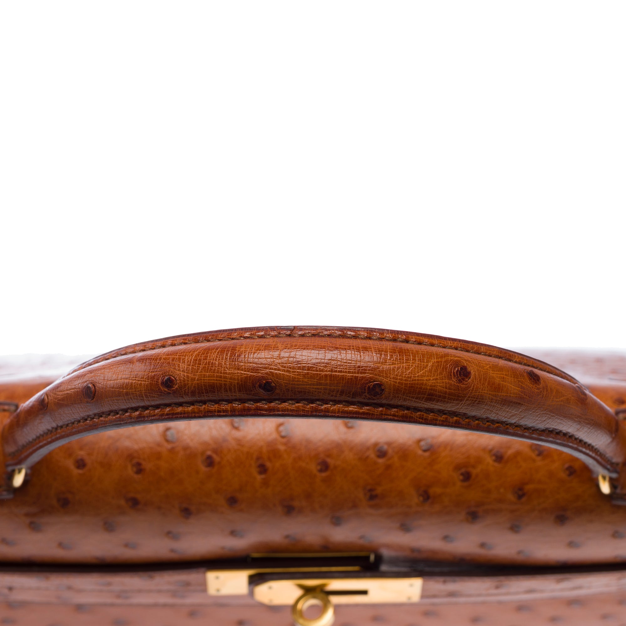 Sac HERMES Kelly 32 en Cuirs exotiques Marron - 103697