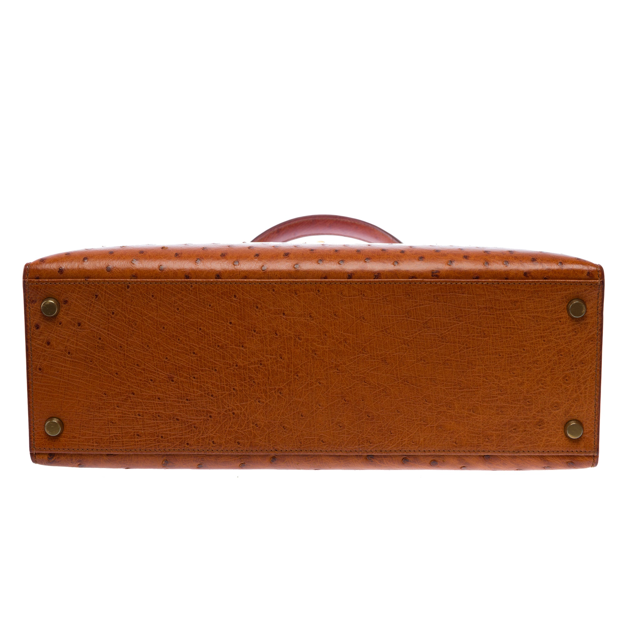Sac HERMES Kelly 32 en Cuirs exotiques Marron - 103697