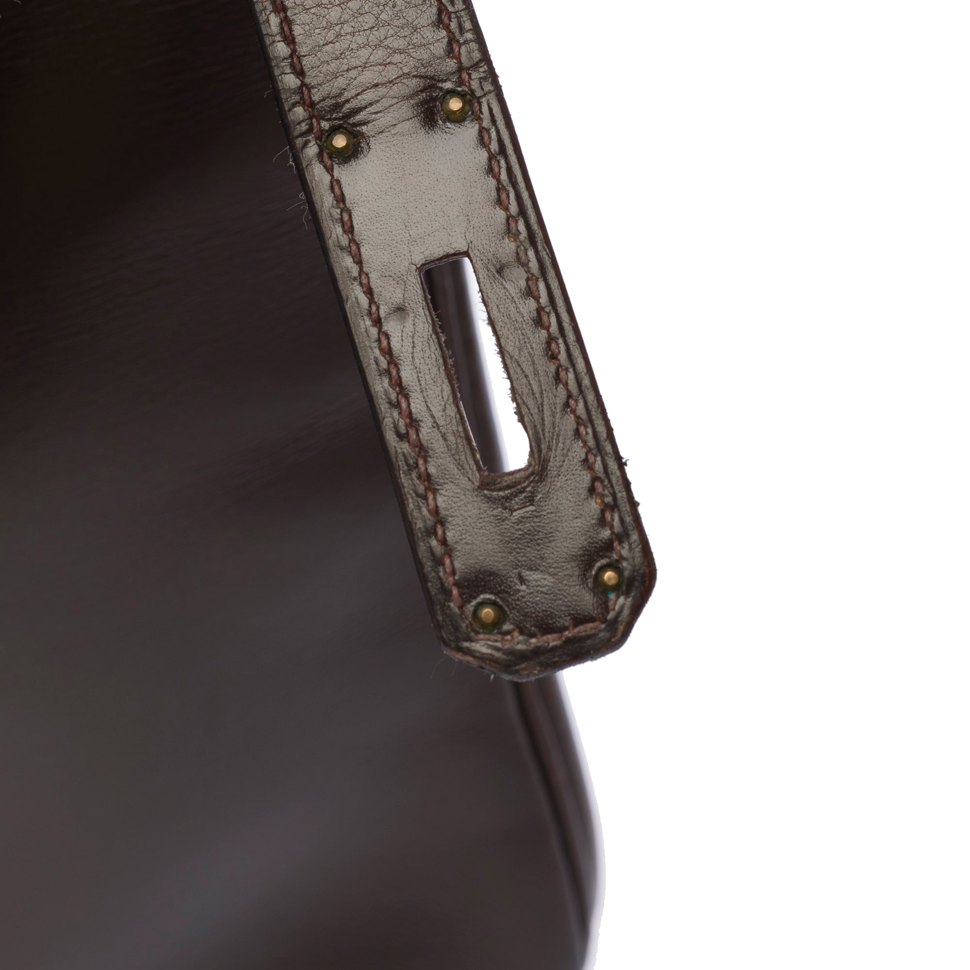 Sac HERMES Kelly 32 en Cuir Marron - 103605