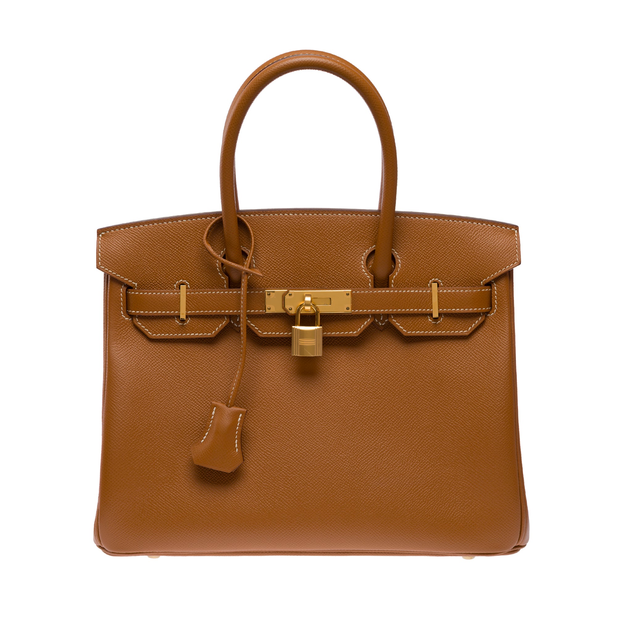 Sac HERMES Birkin 30 en Cuir Doré - 103711