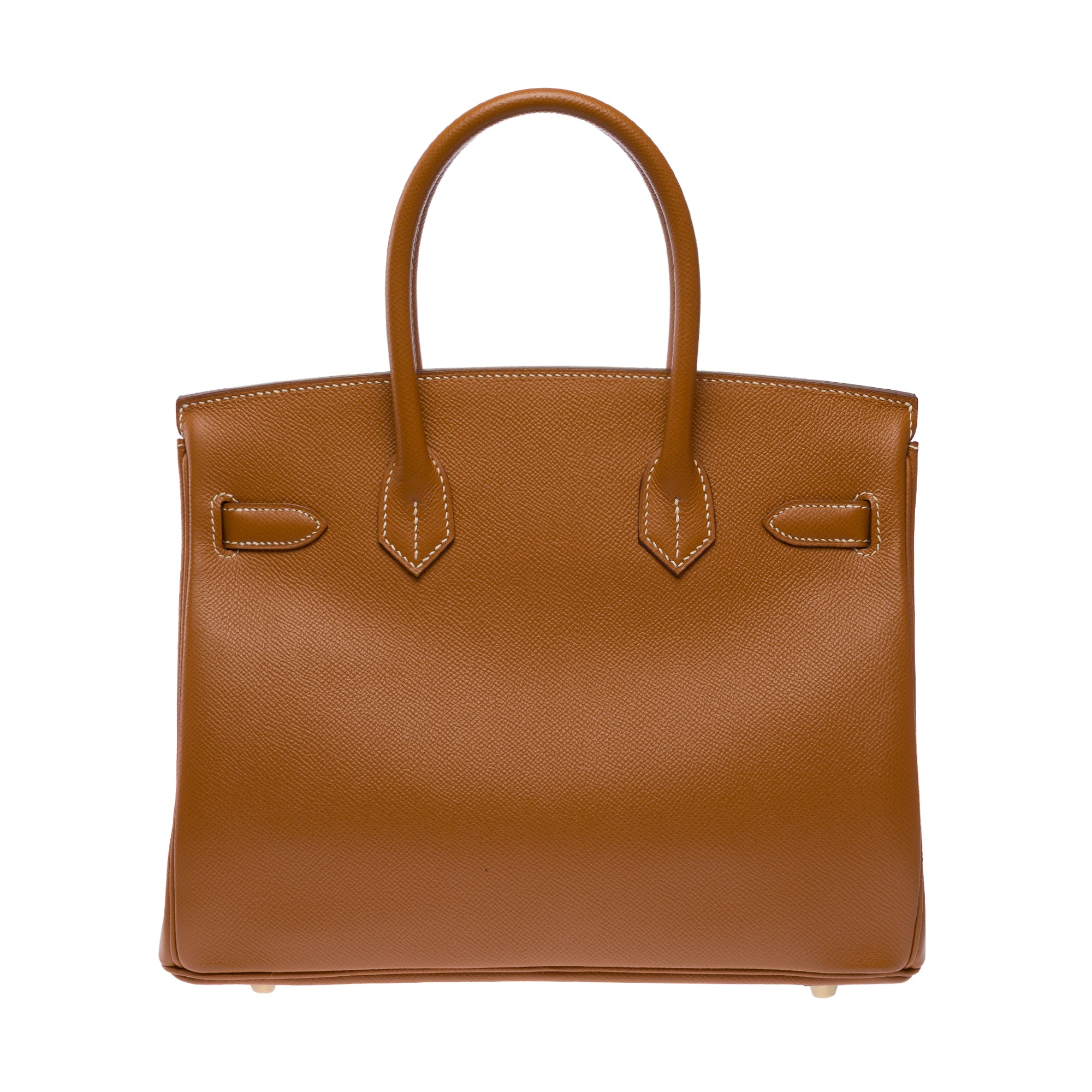 Sac HERMES Birkin 30 en Cuir Doré - 103711