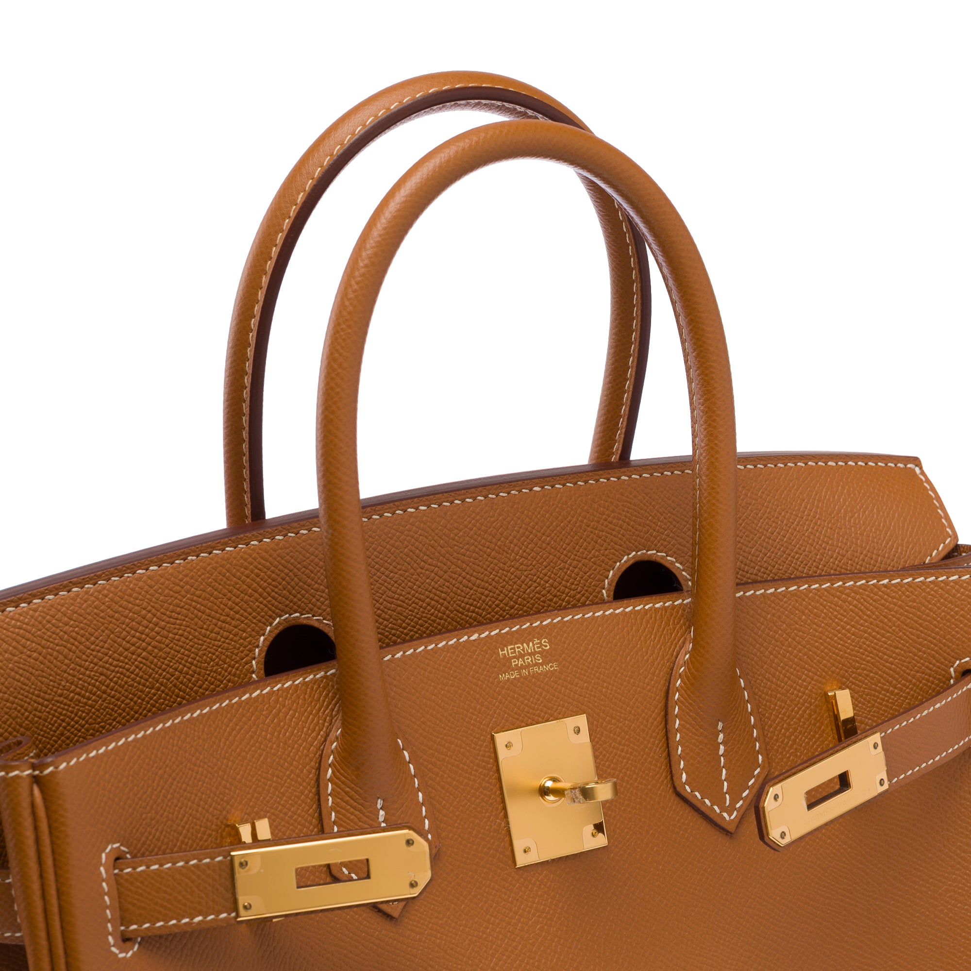 Sac HERMES Birkin 30 en Cuir Doré - 103711
