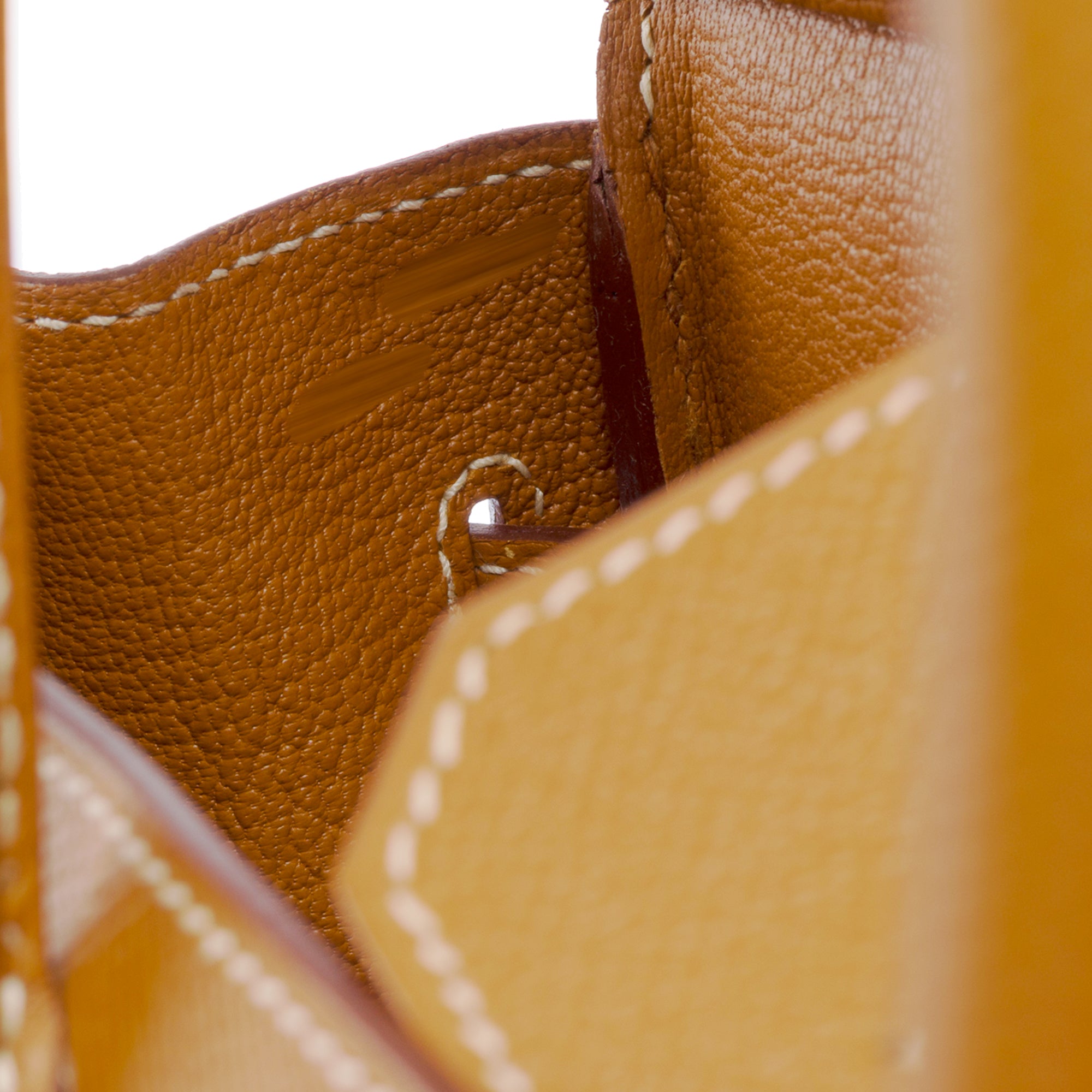 Sac HERMES Birkin 30 en Cuir Doré - 103711