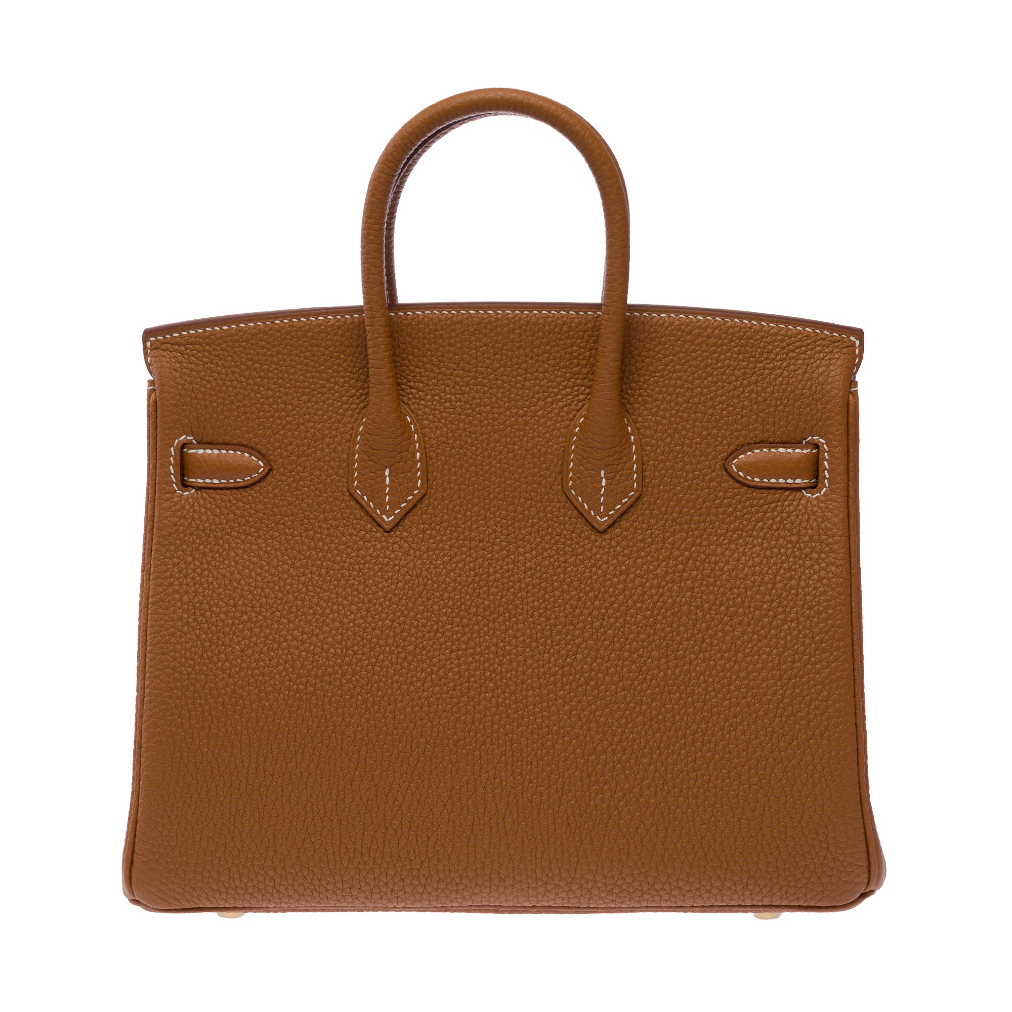 Sac HERMES Birkin 25 en Cuir Doré - 103704