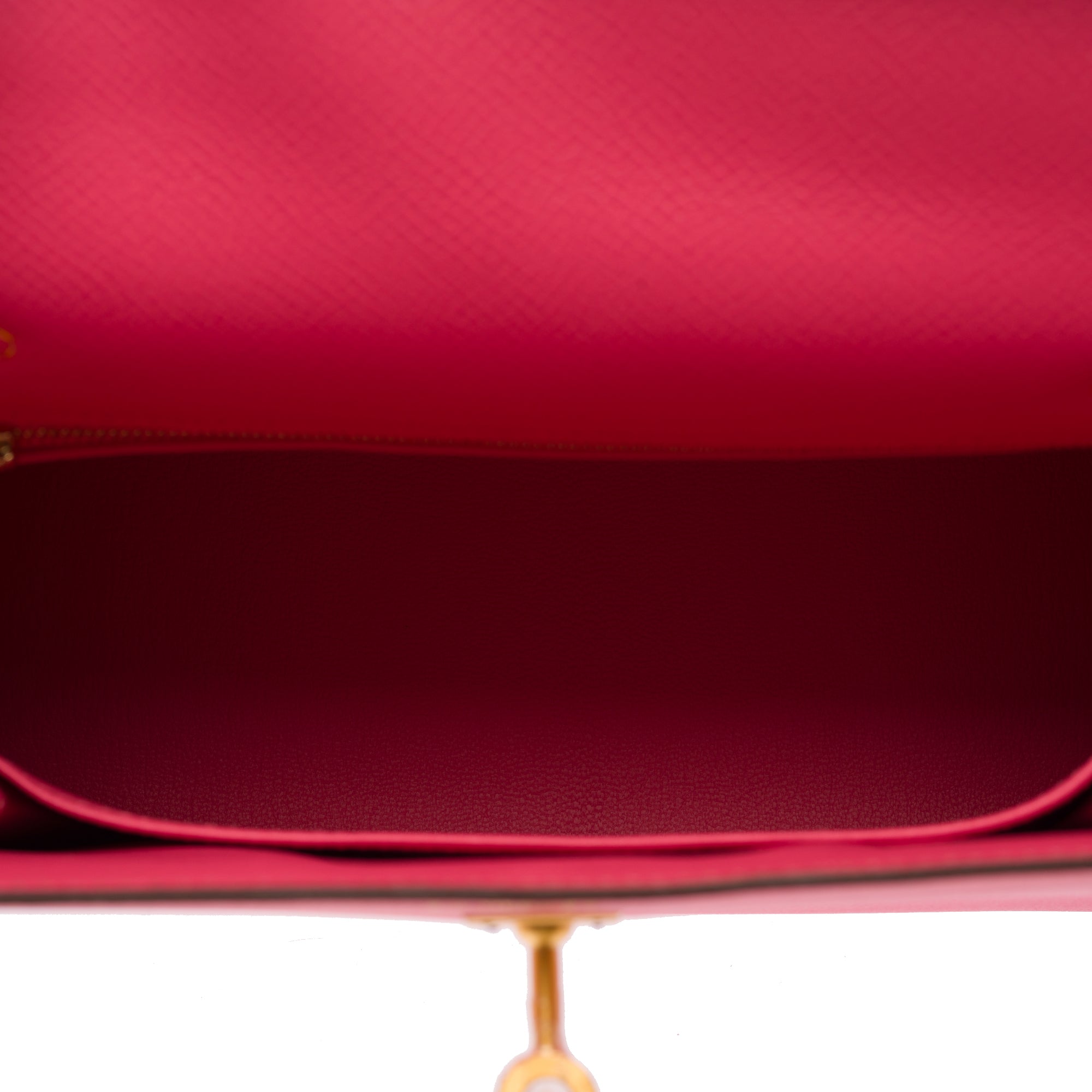 Sac HERMES Kelly 25 en Cuir Rose - 103713