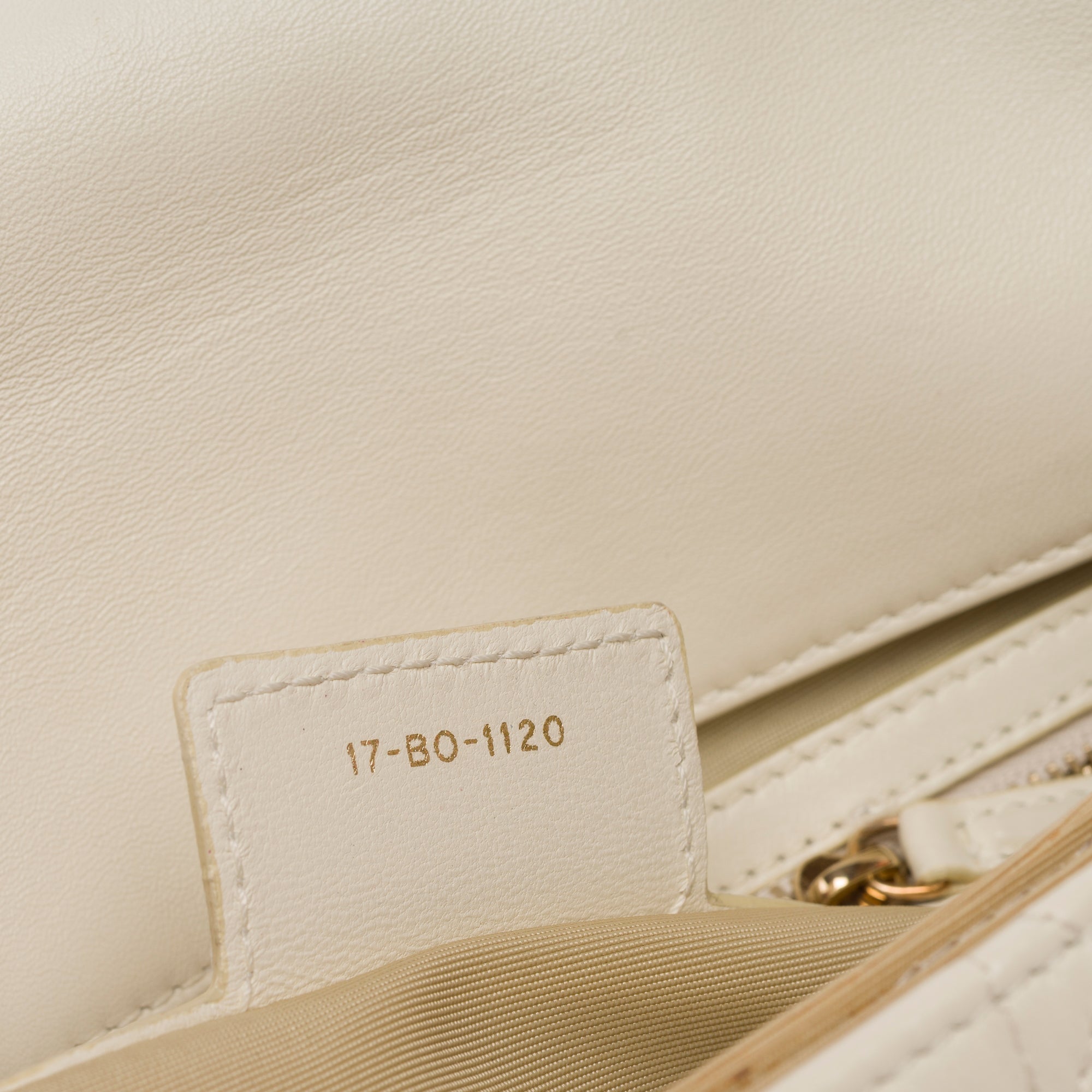 Sac DIOR Dior Caro en Cuir Blanc - 103695
