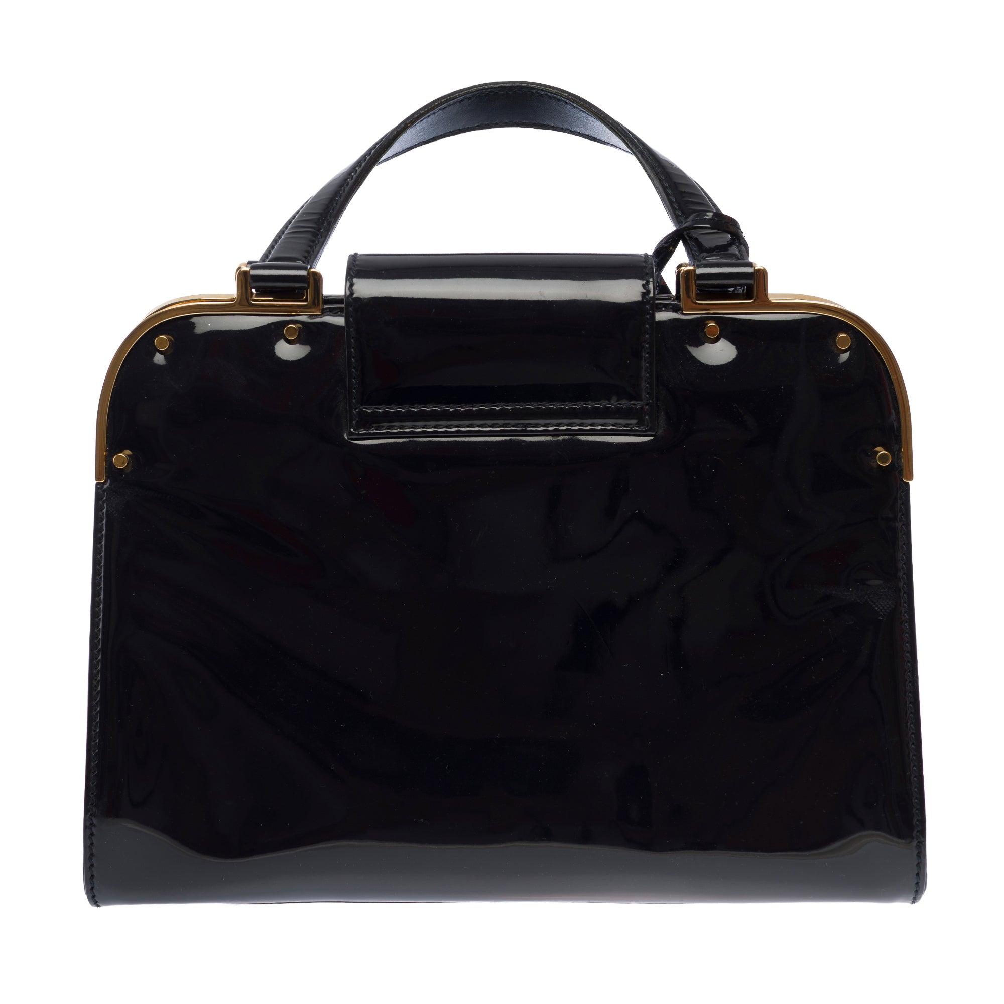 Sac YVES SAINT LAURENT en Cuir Bleu Marine - 103694