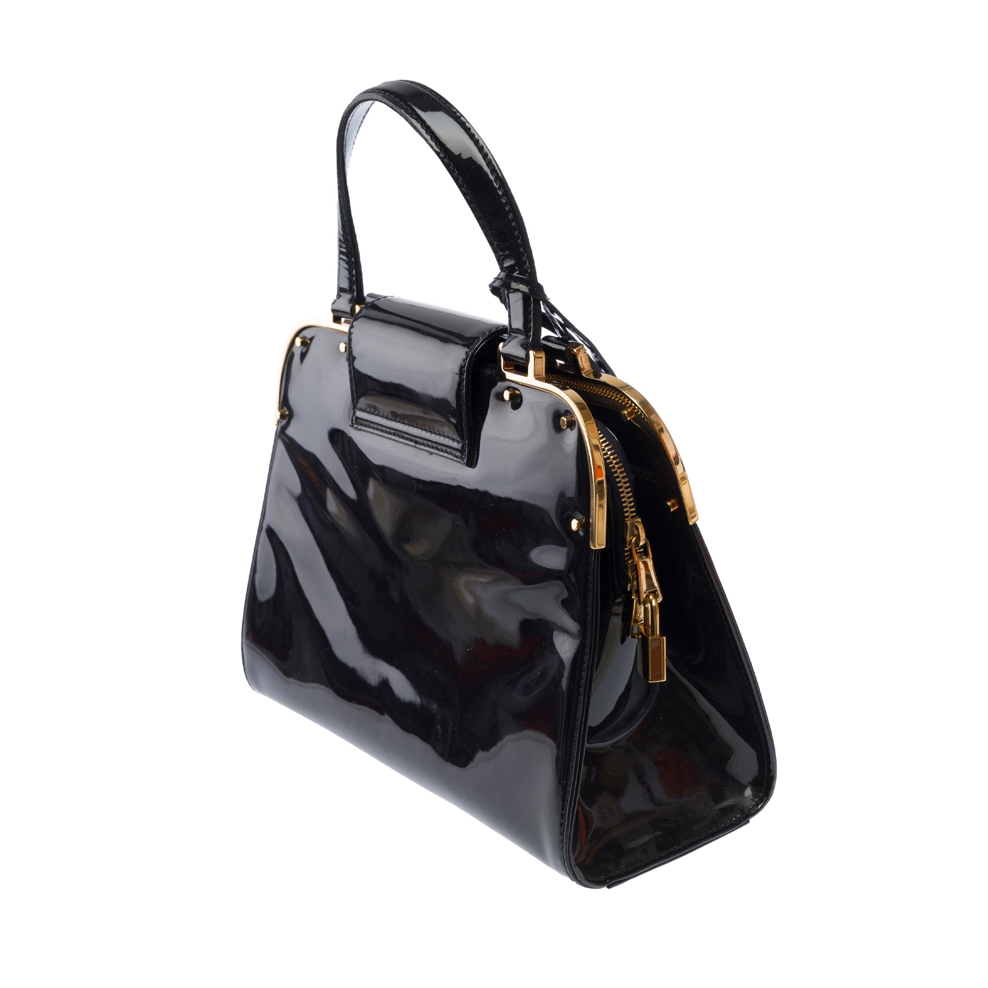 Sac YVES SAINT LAURENT en Cuir Bleu Marine - 103694
