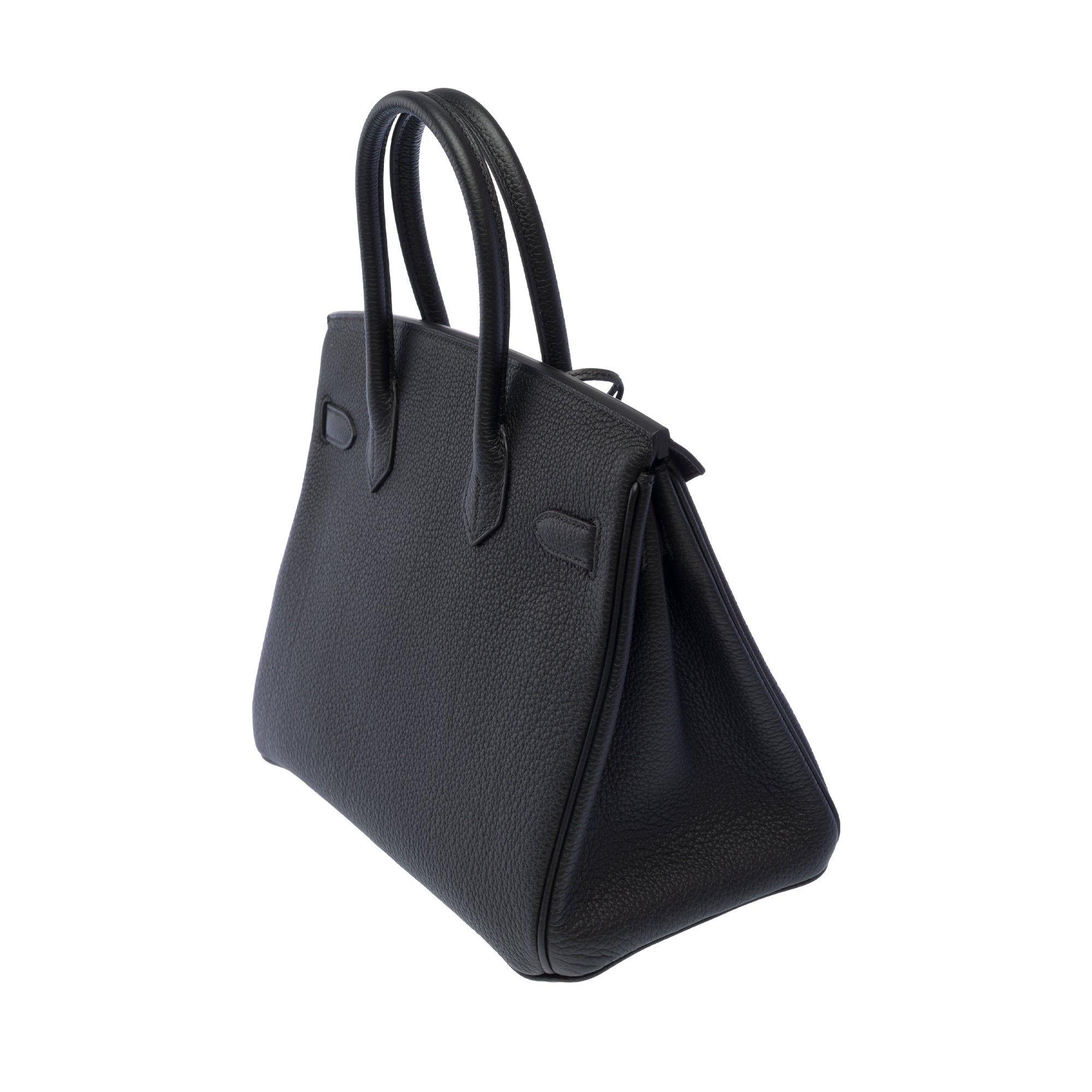 Sac HERMES Birkin 30 en Cuir Noir - 103715