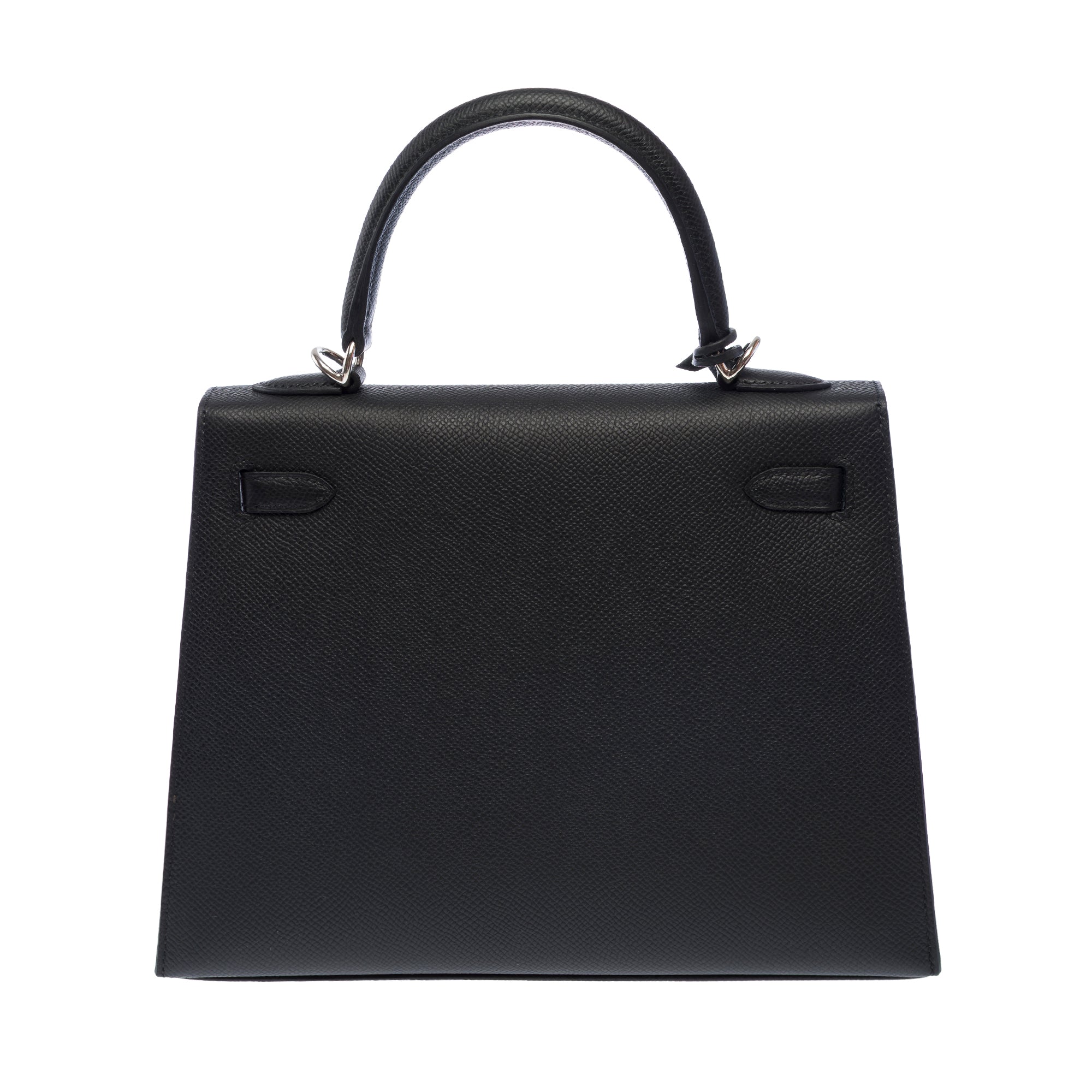 Sac HERMES Kelly 25 en Cuir Noir - 103706