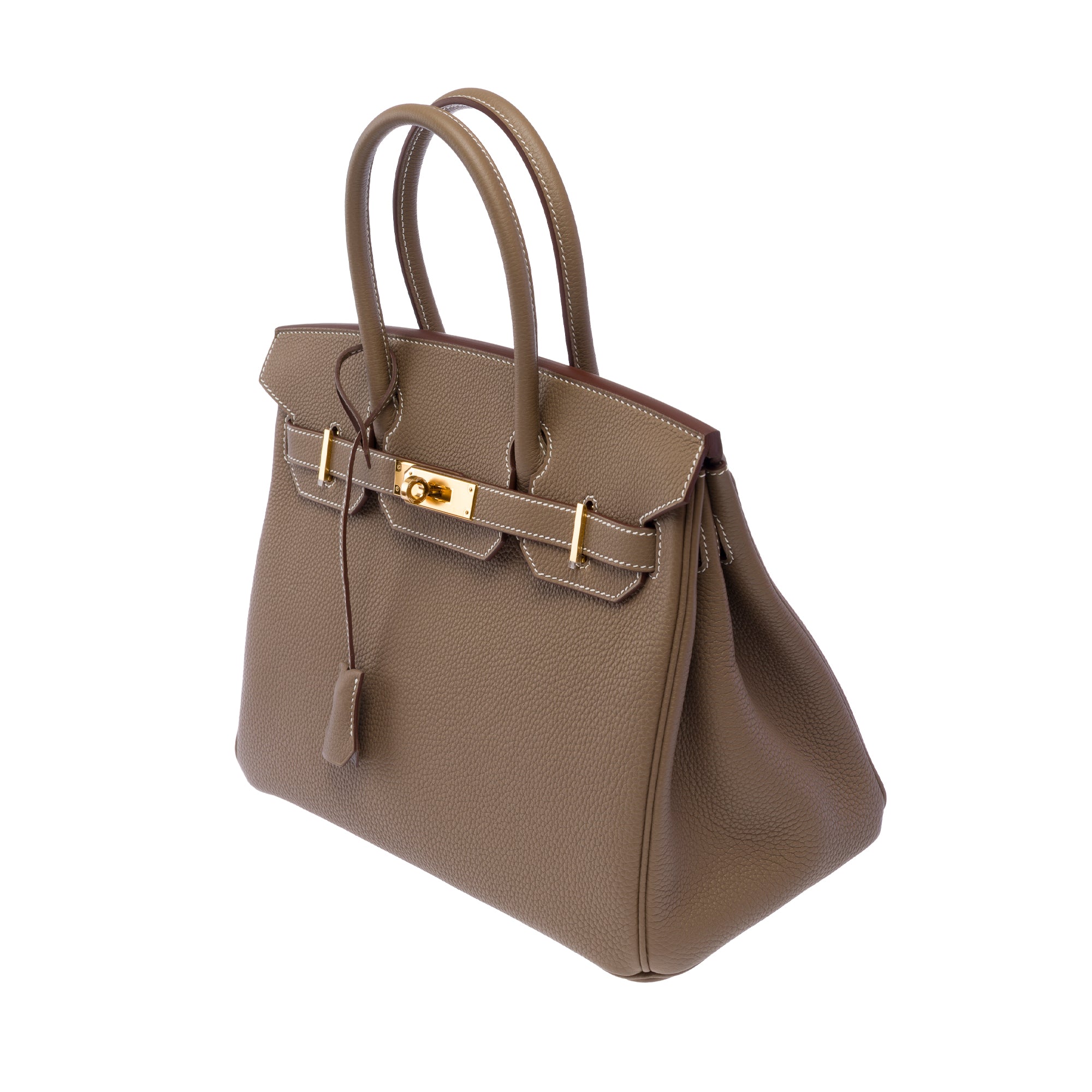 Sac HERMES Birkin 30 en Cuir Étoupe - 103716