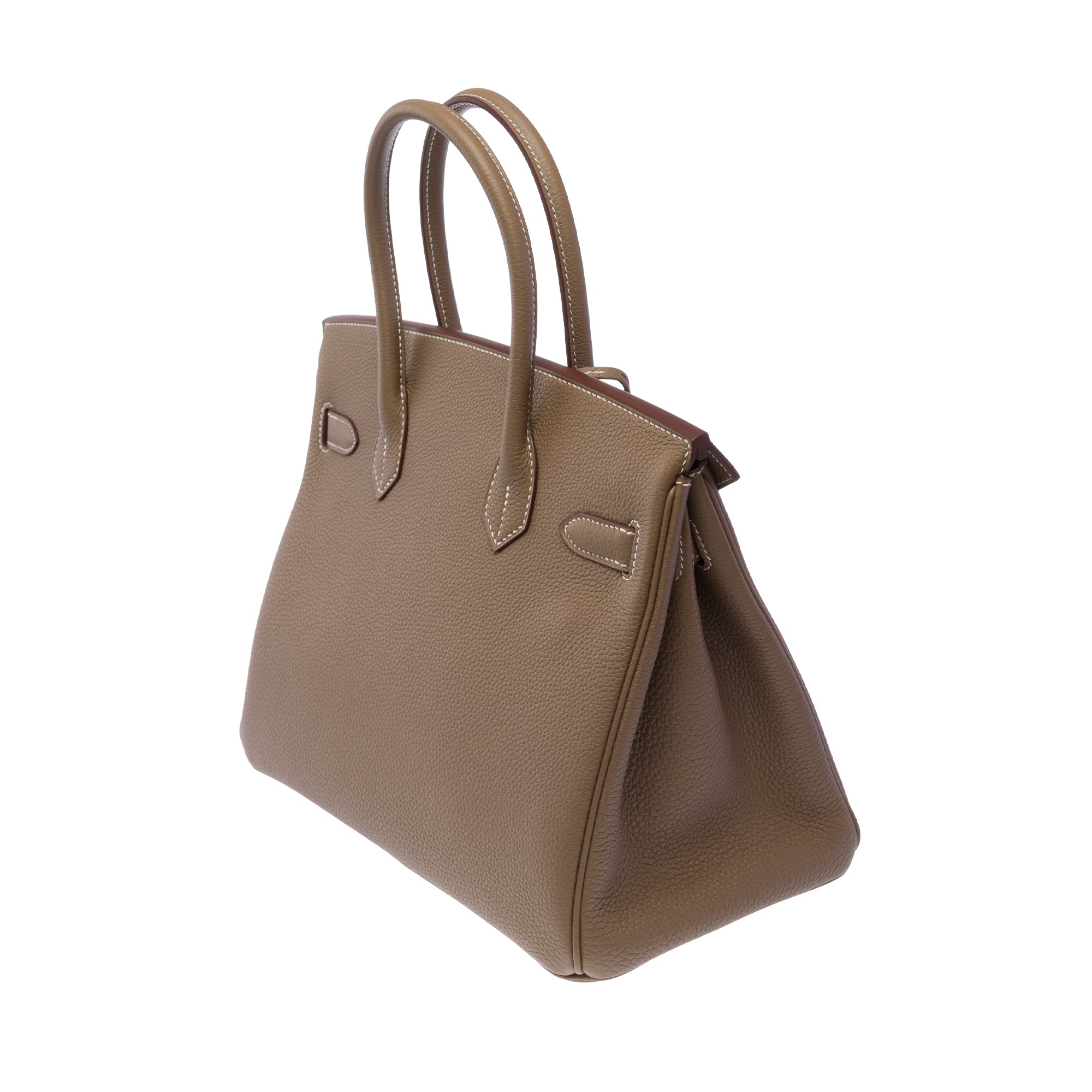 Sac HERMES Birkin 30 en Cuir Étoupe - 103716