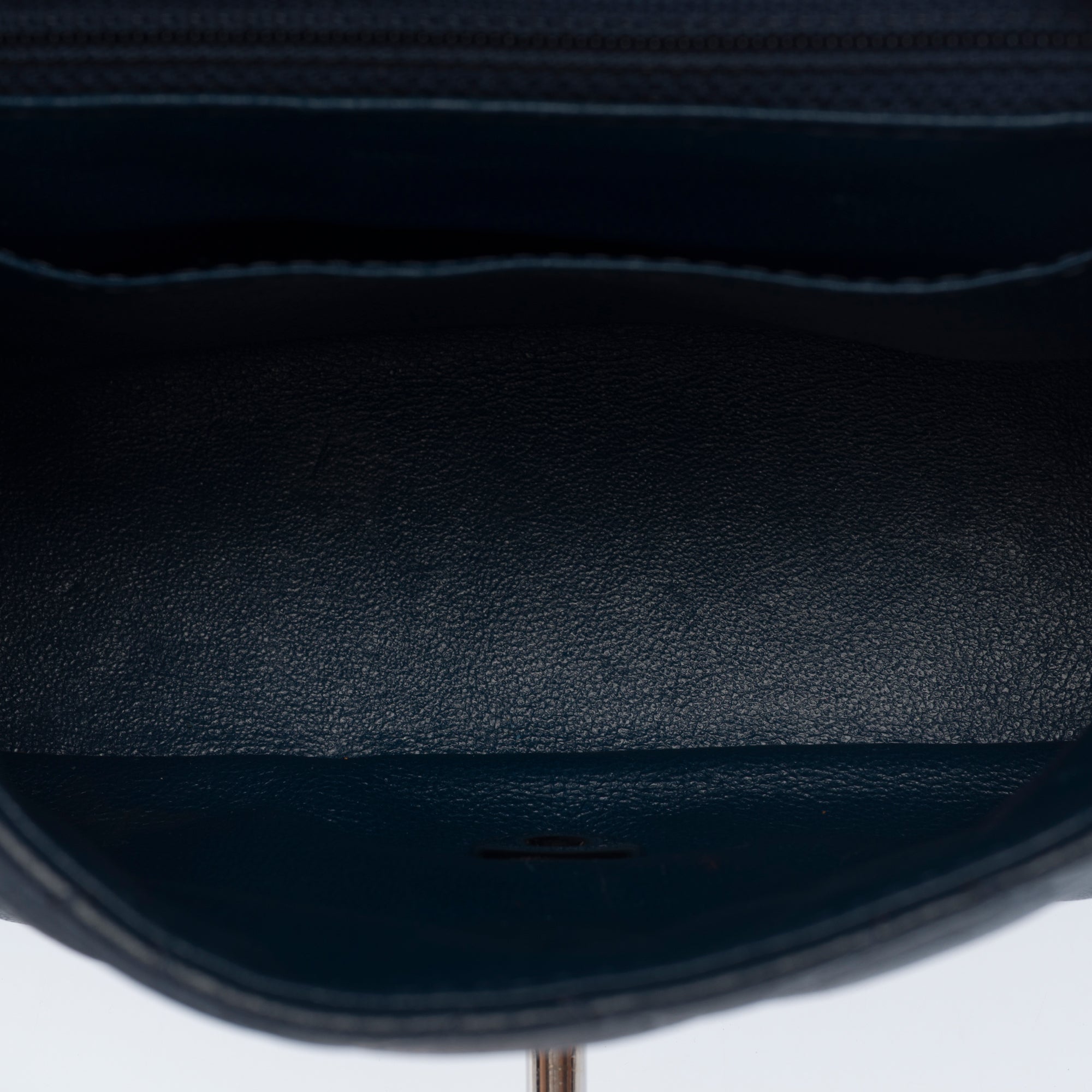 Sac CHANEL Timeless/Classique en Cuir Bleu Marine - 103730