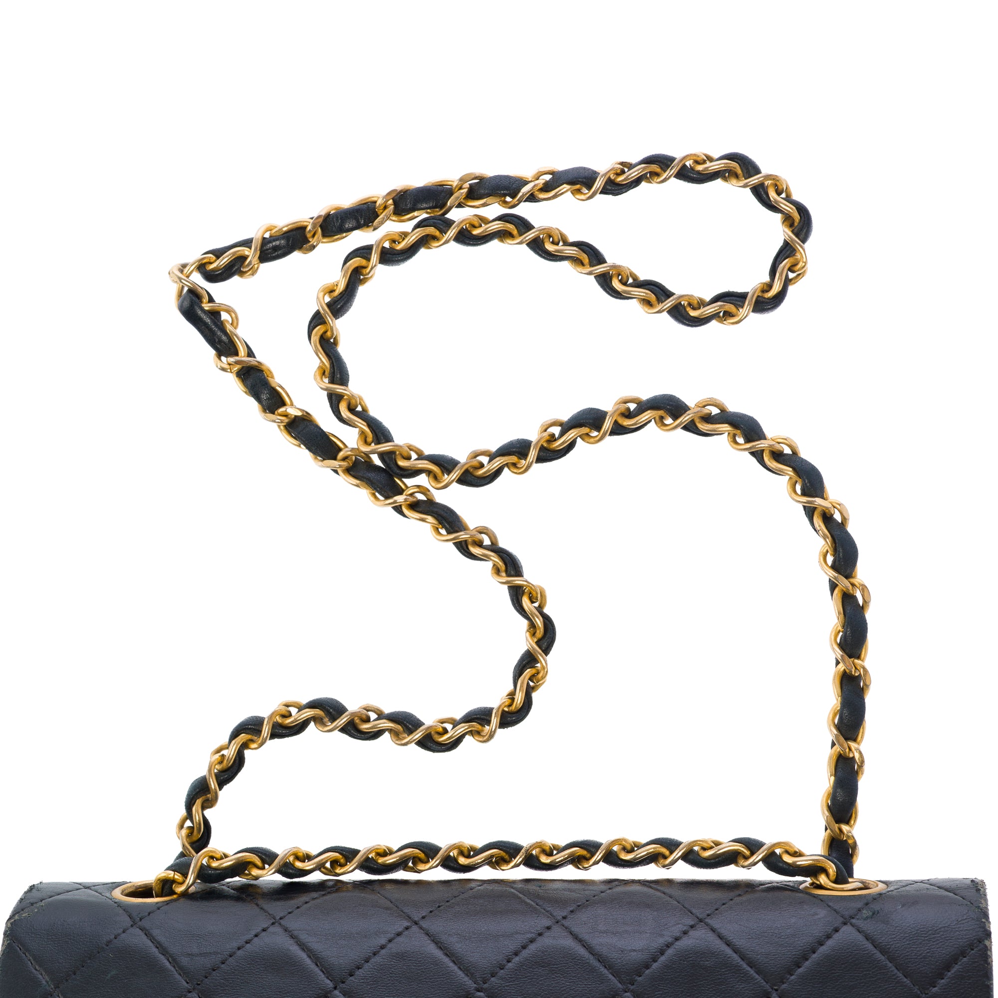 Sac CHANEL Timeless/Classique en Cuir Noir - 103725