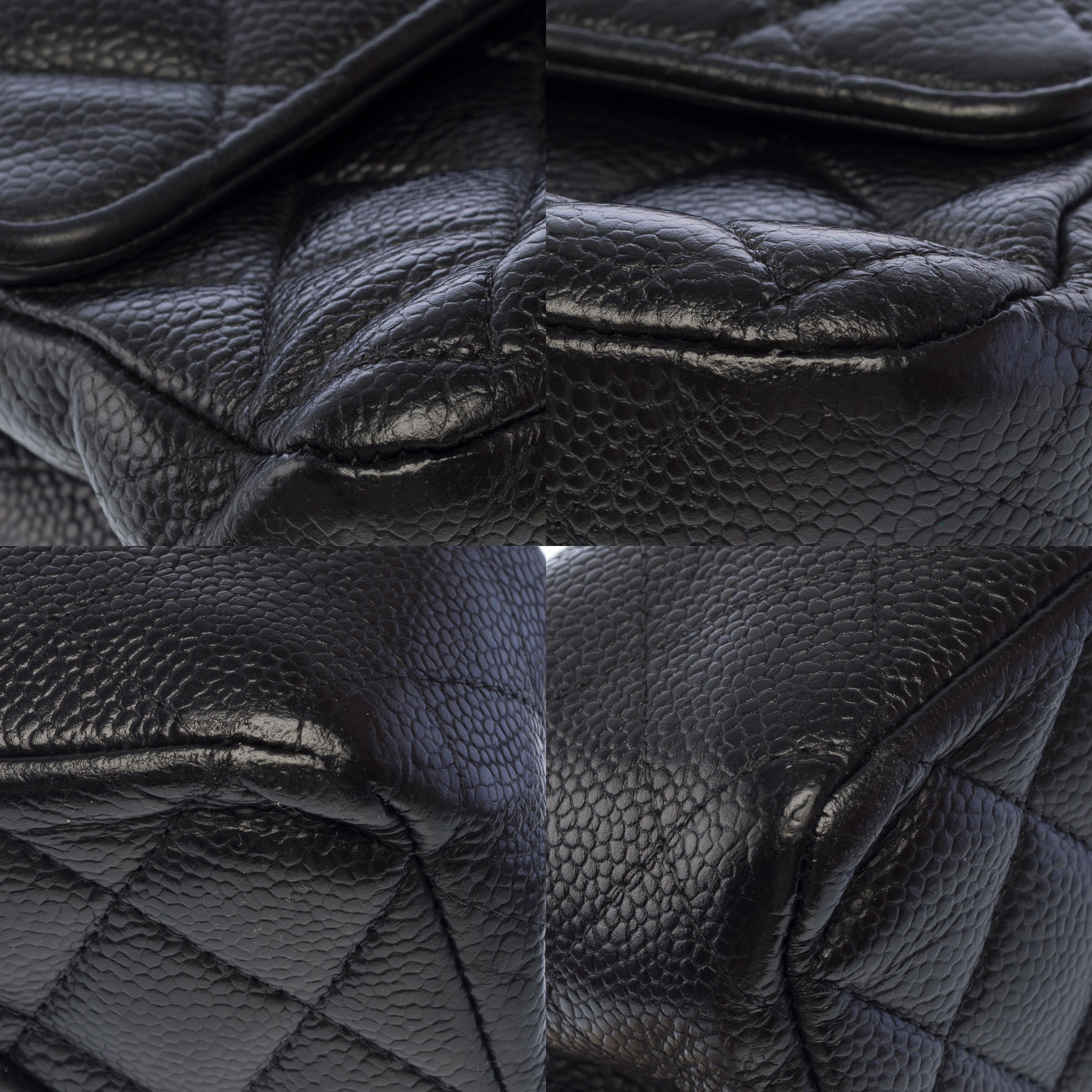 Sac CHANEL Timeless/Classique en Cuir Noir - 103724
