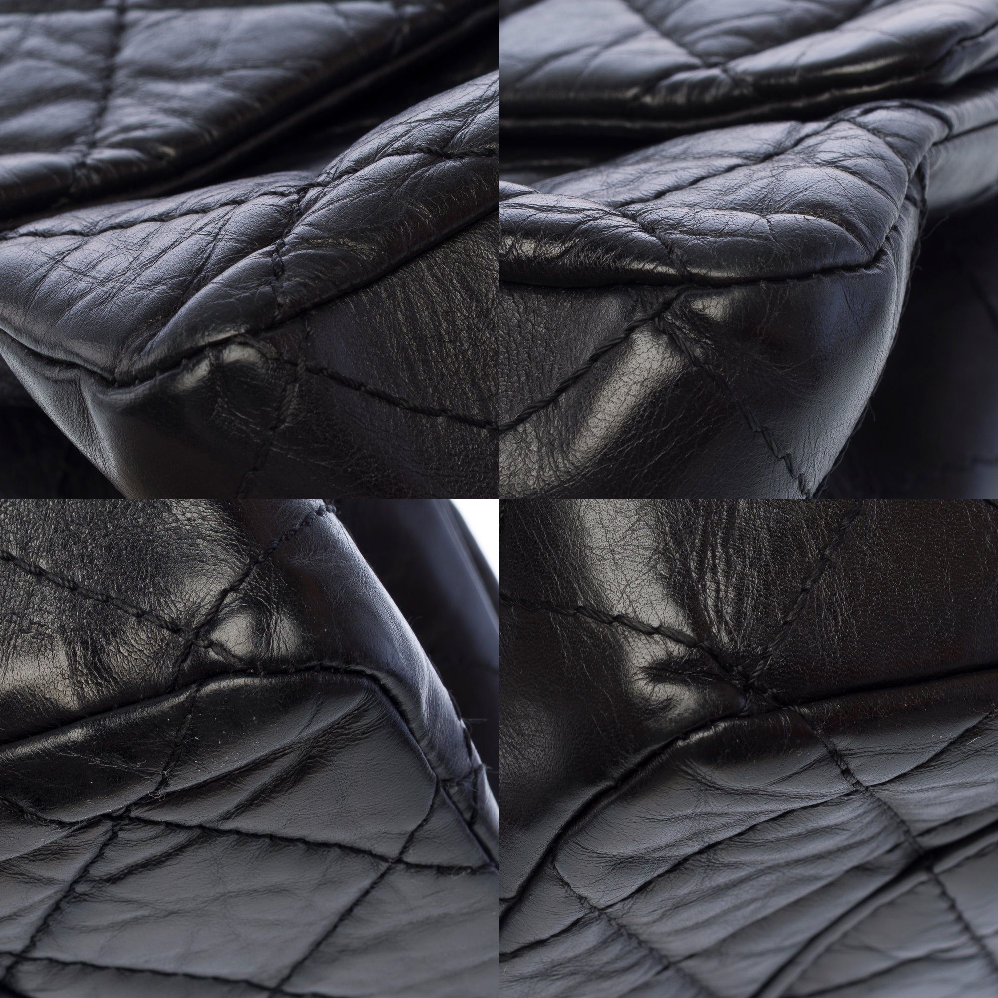 Sac CHANEL 2.55 en Cuir Noir - 103727