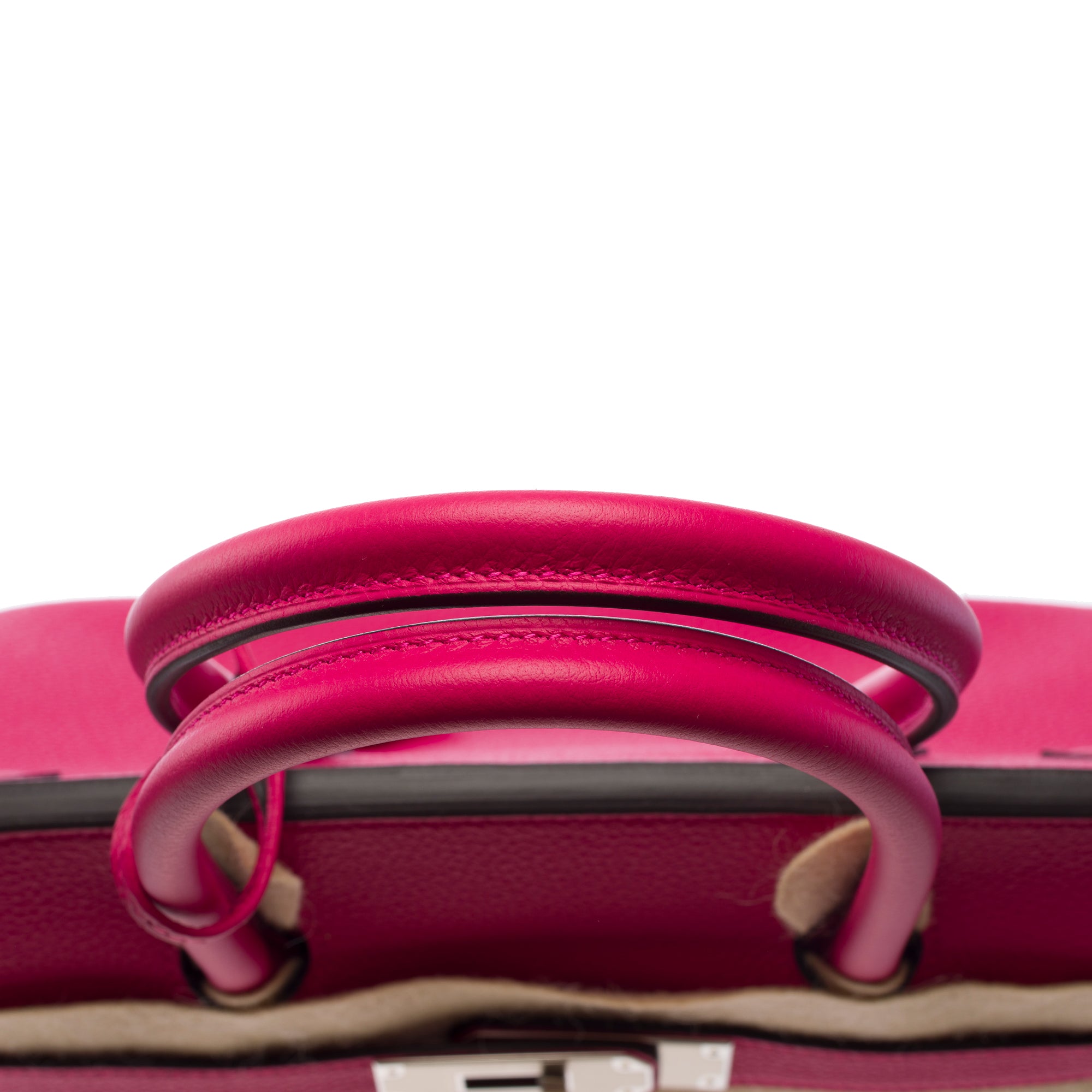 Sac HERMES Birkin 30 en Cuir Rose - 103746