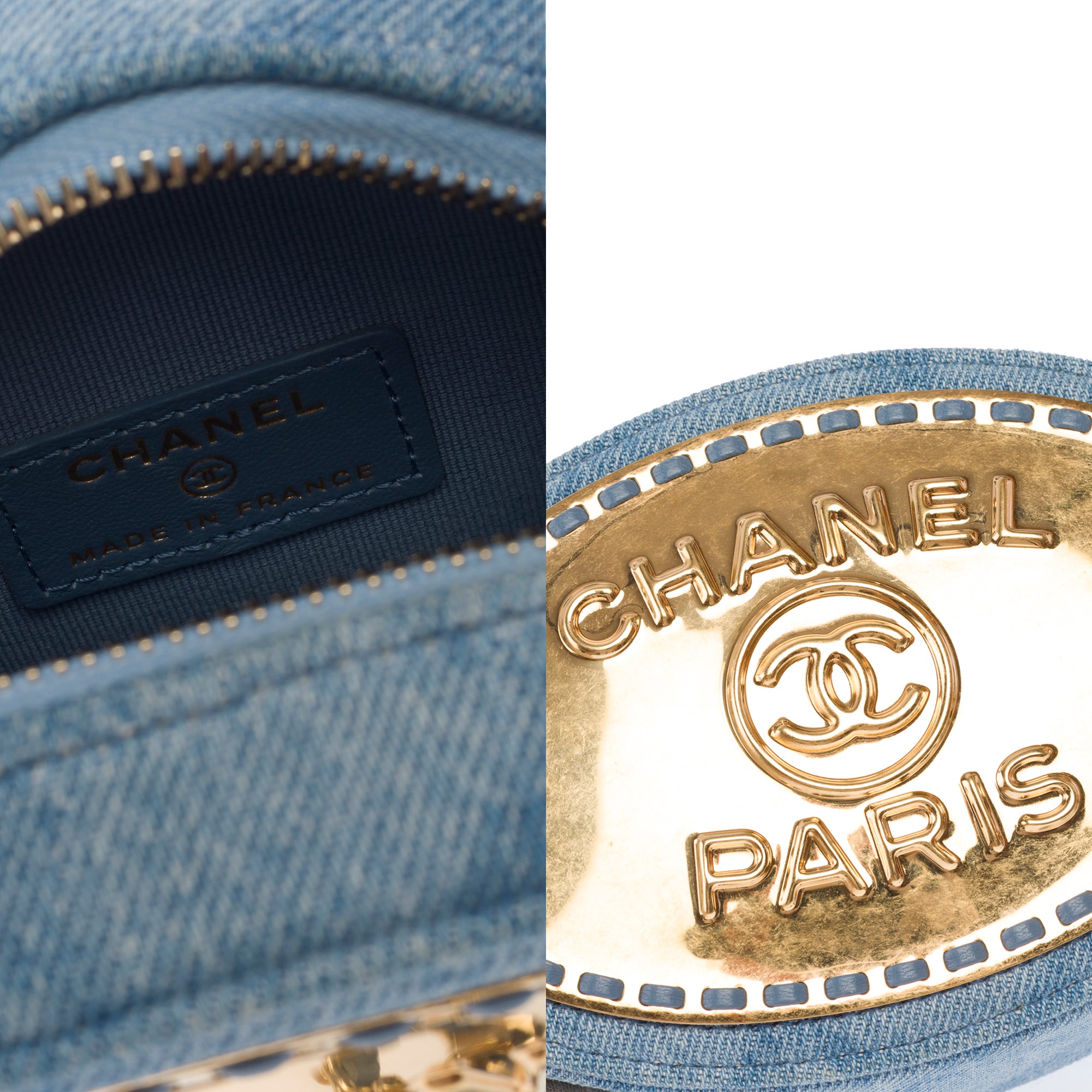Sac CHANEL en Denim Bleu - 103742
