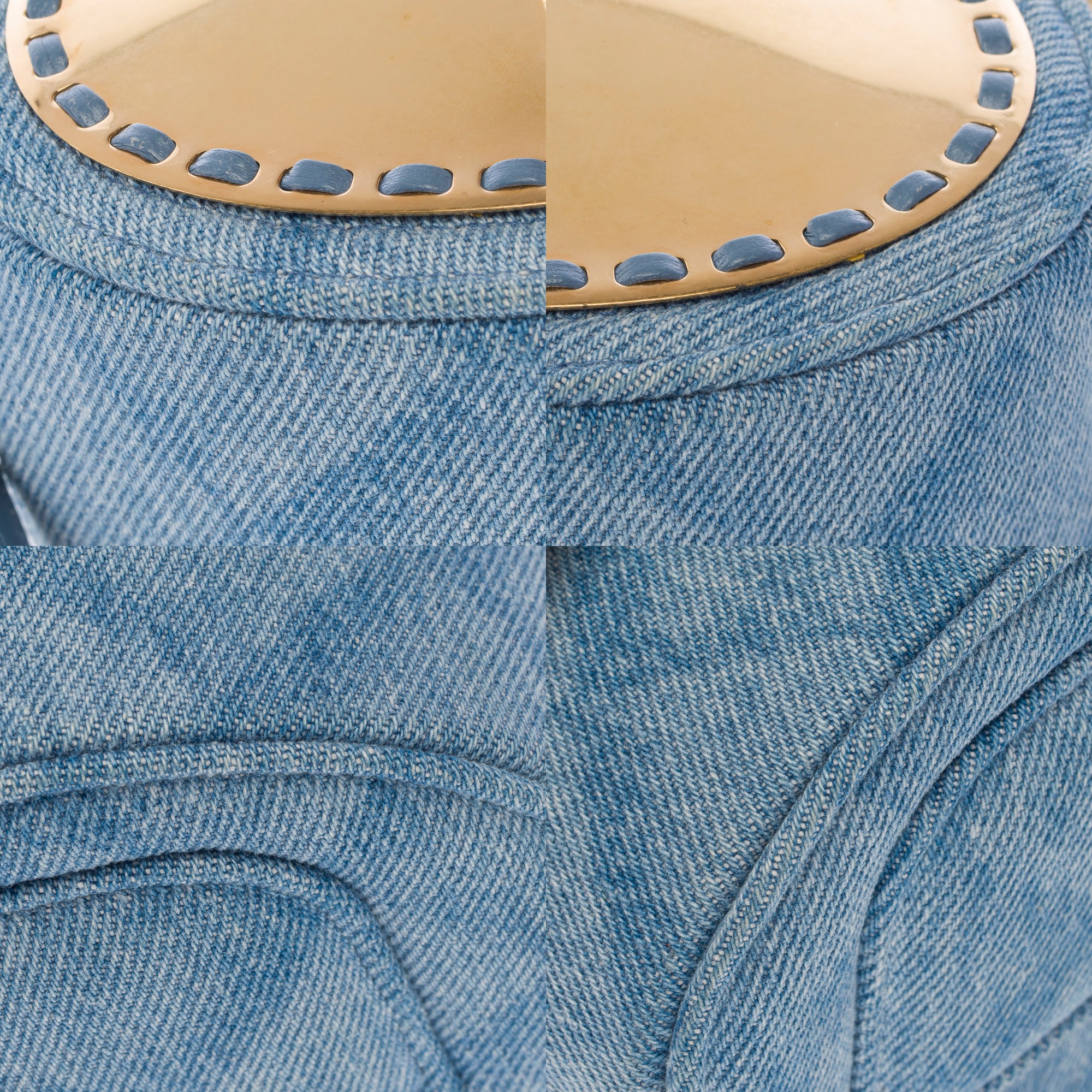 Sac CHANEL en Denim Bleu - 103742