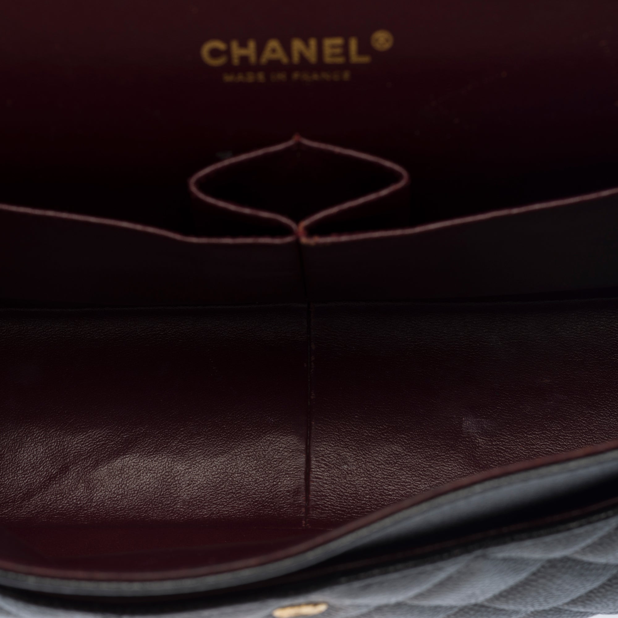 Sac CHANEL Timeless/Classique en Cuir Noir - 103741