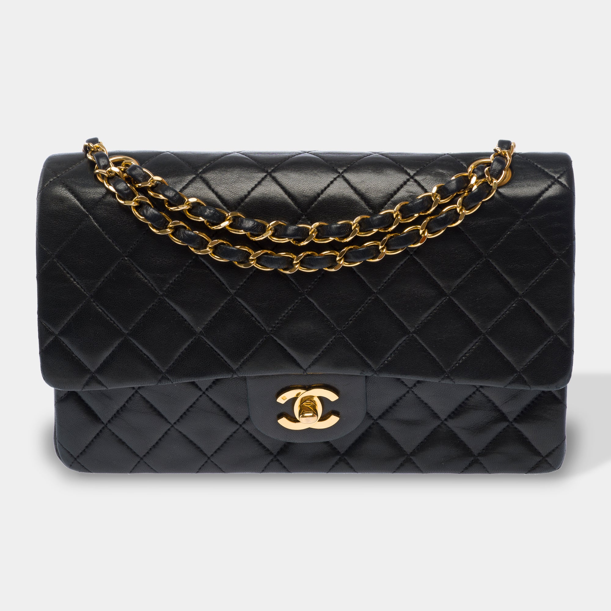Sac CHANEL Timeless/Classique en Cuir Noir - 103726