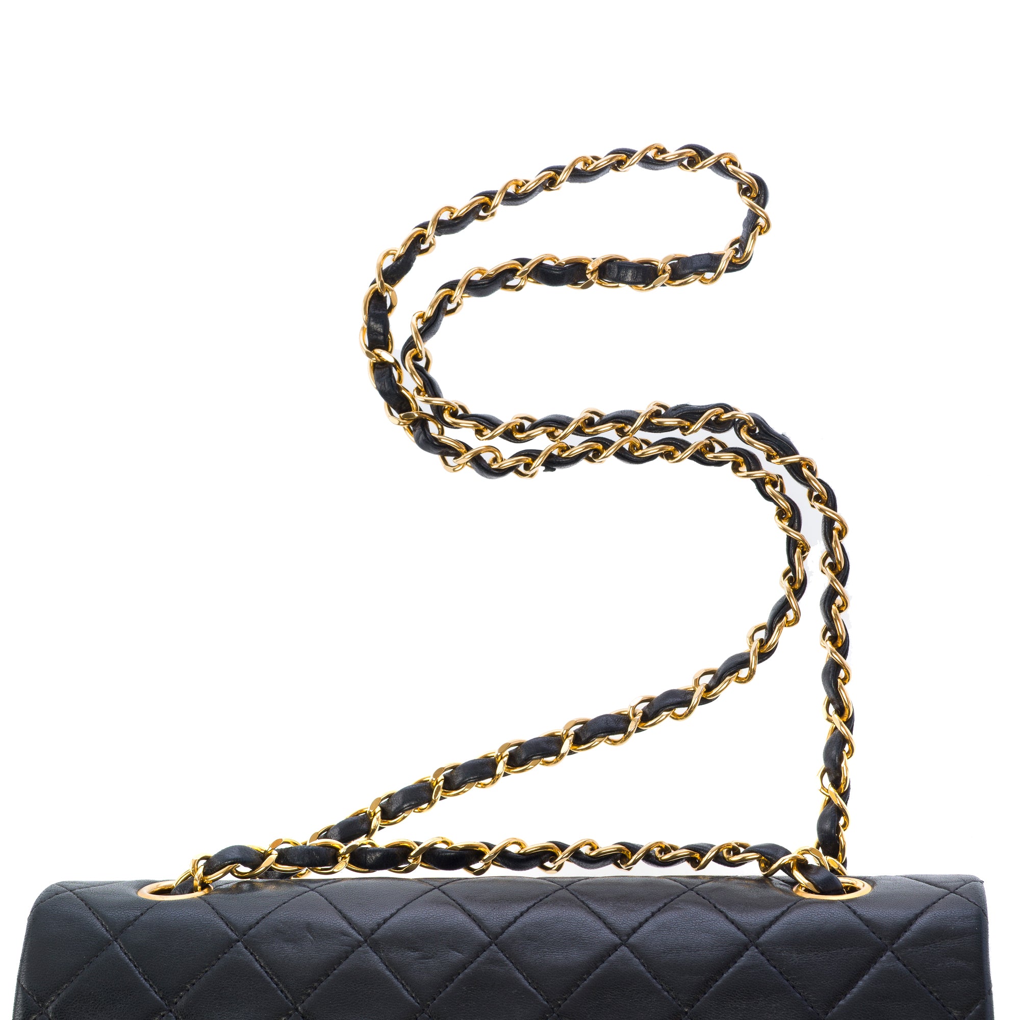 Sac CHANEL Timeless/Classique en Cuir Noir - 103726