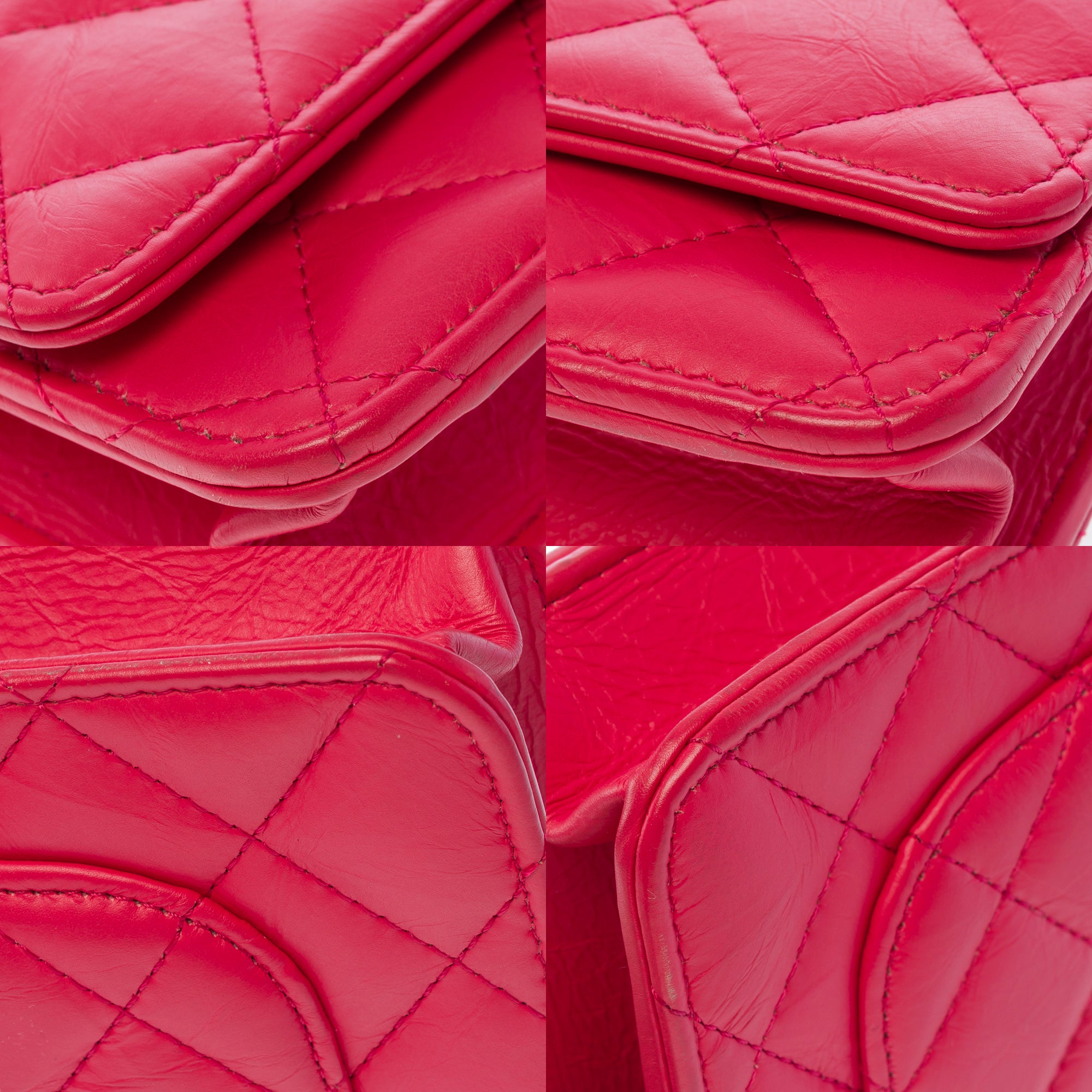 Sac CHANEL Wallet on Chain en Cuir Rose - 103723