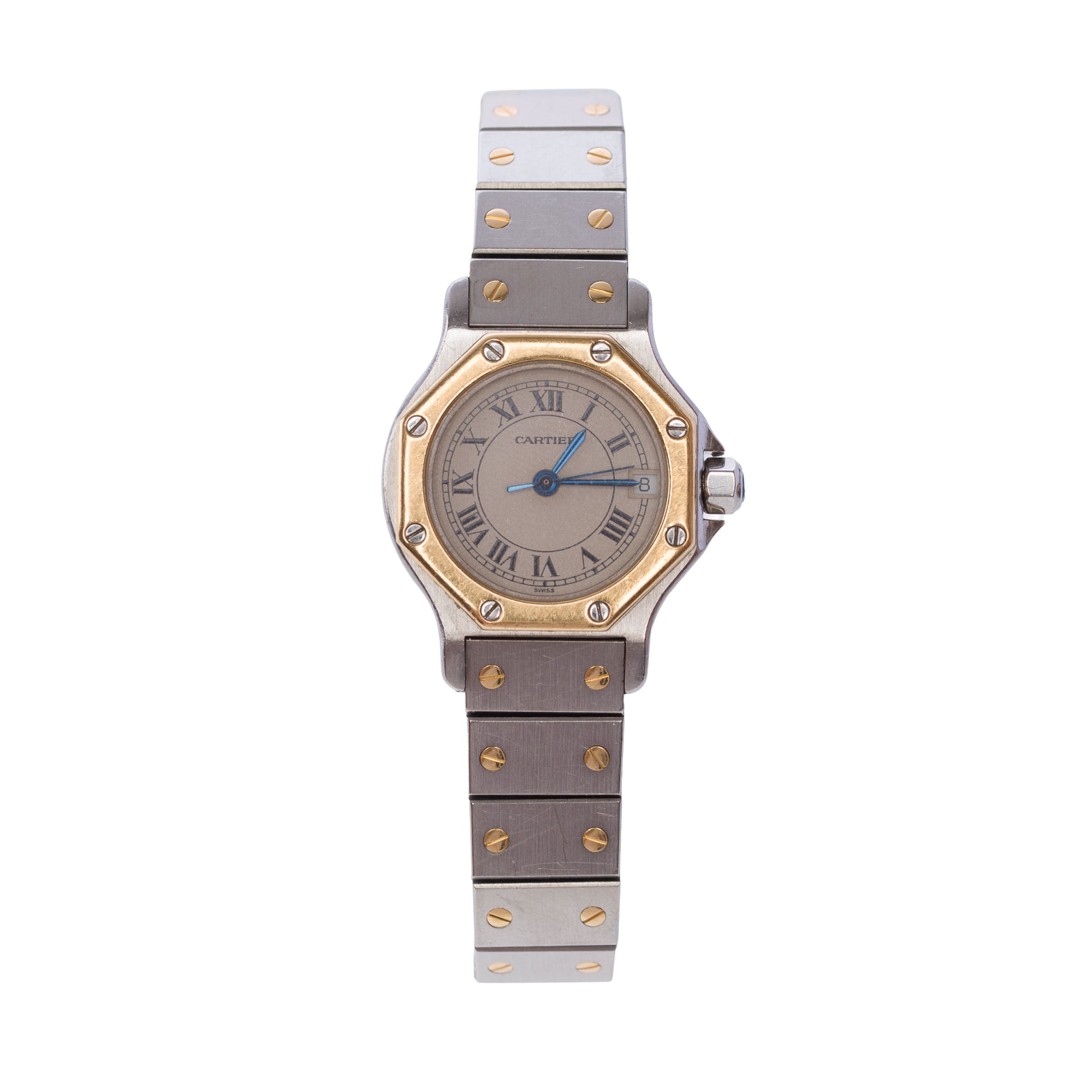 Accessoire CARTIER Santos Galbee en Acier Argent - 103756