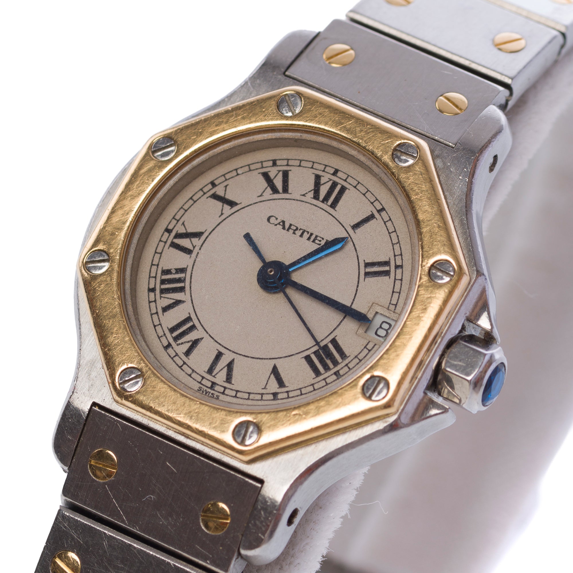 Accessoire CARTIER Santos Galbee en Acier Argent - 103756