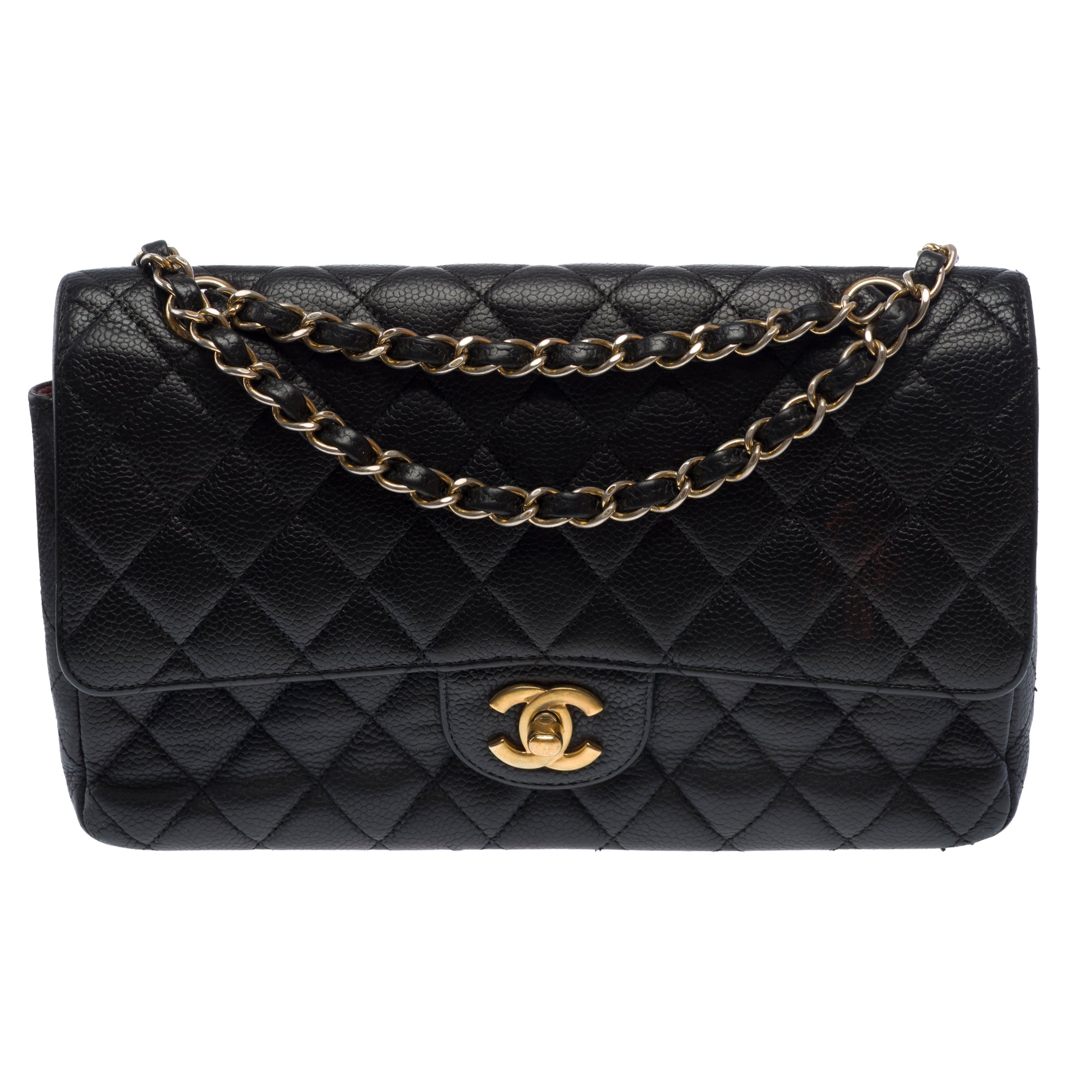 Sac CHANEL Timeless/Classique en Cuir Noir - 103731