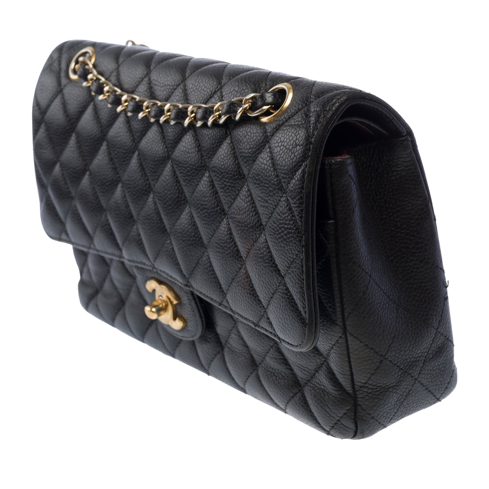 Sac CHANEL Timeless/Classique en Cuir Noir - 103731